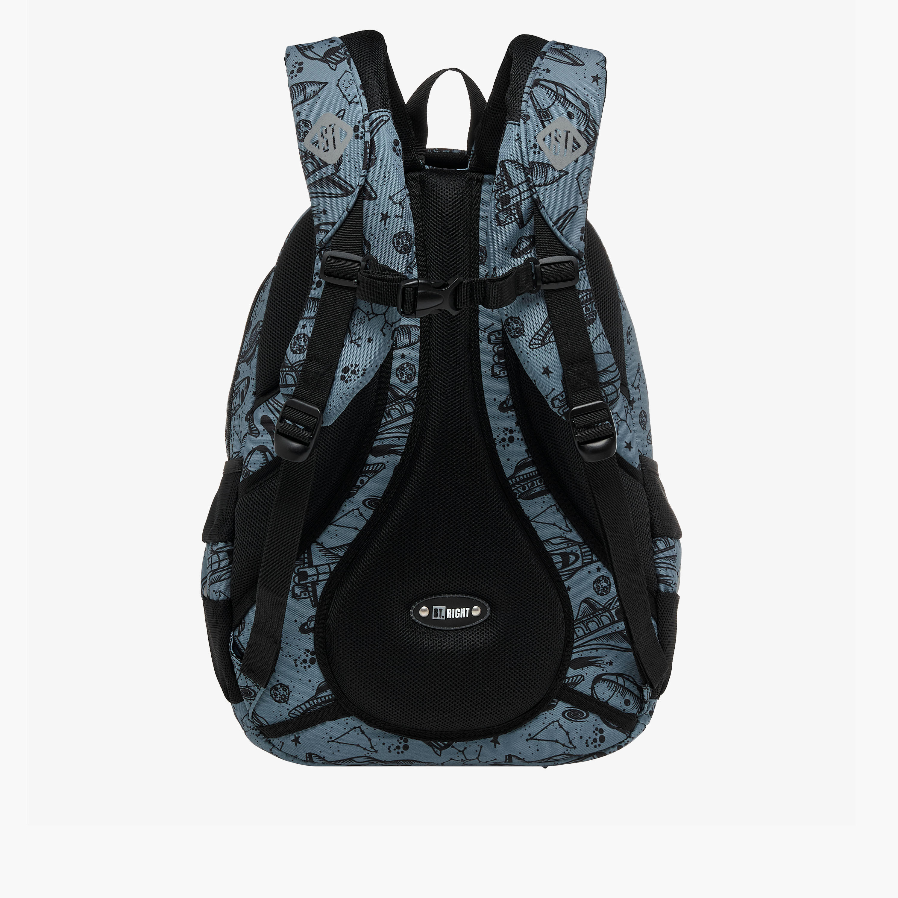 شنطة ظهر بطبعات فضاء وحمّالات كتف قابلة للتعديل من سانت رايت - 30x20x45 سم-school-bagsandbackpacks-backpacks-image-4