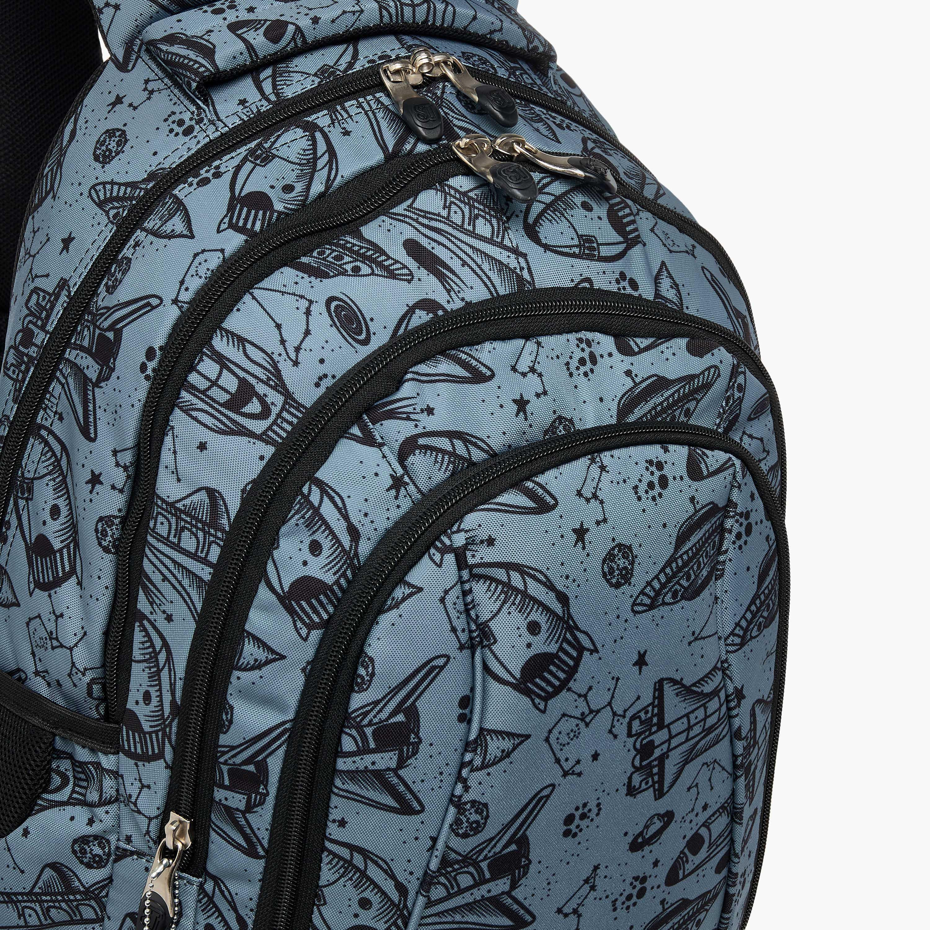 شنطة ظهر بطبعات فضاء وحمّالات كتف قابلة للتعديل من سانت رايت - 30x20x45 سم-school-bagsandbackpacks-backpacks-image-5
