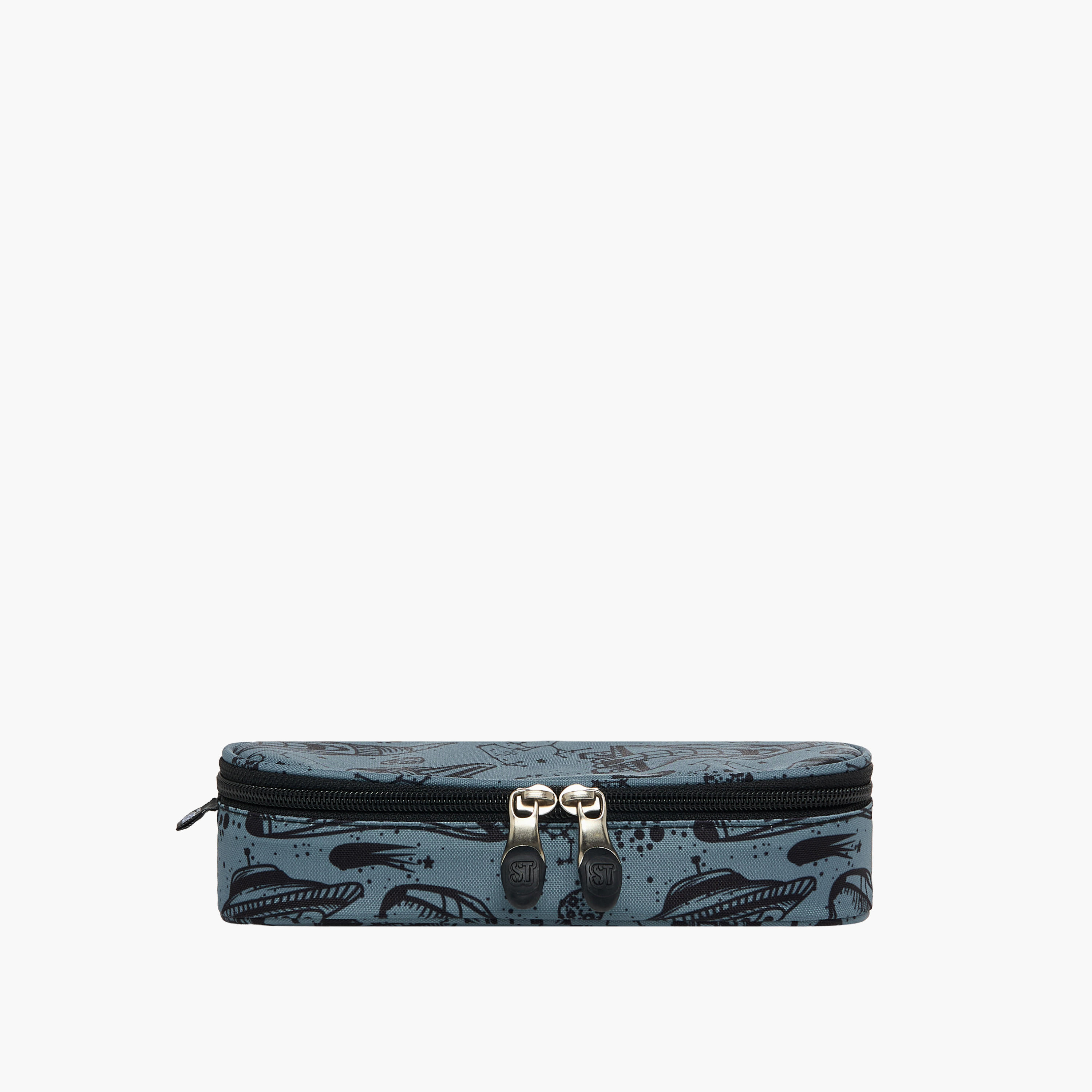 St.Right Space Print Pencil Case with Zip Closure-school-stationery-pencilcases-image-1