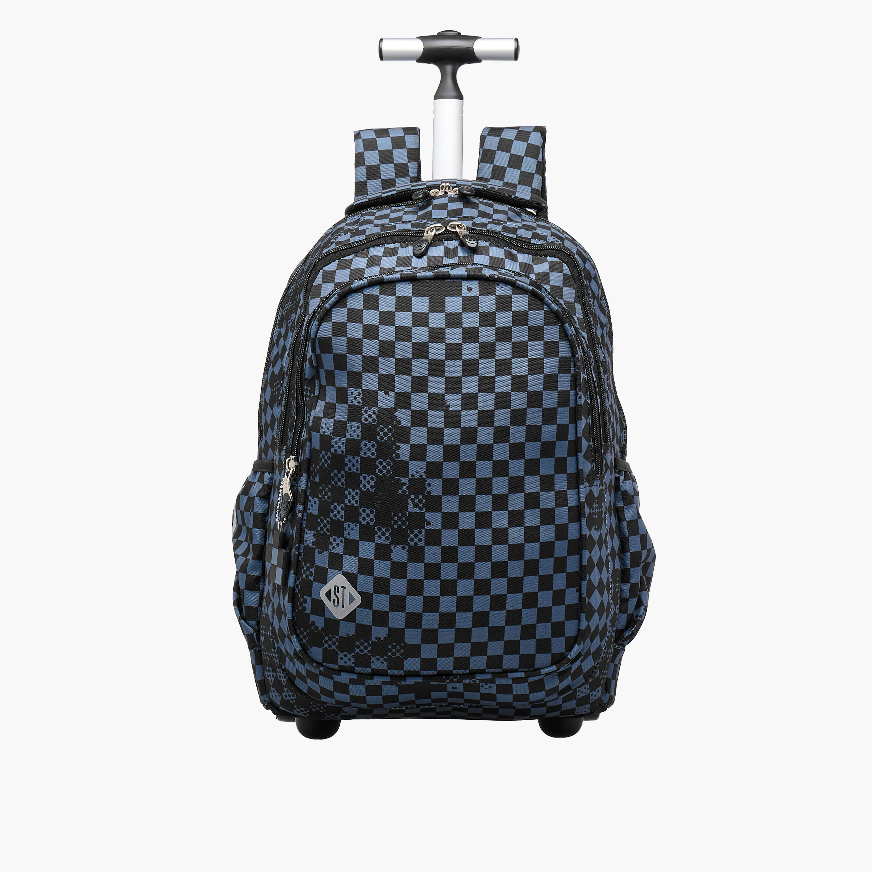 St.Right Shapes Trolley Bag for Boys 8-13 Years with Retractable Handle -school-bagsandbackpacks-trolleybags-image-1