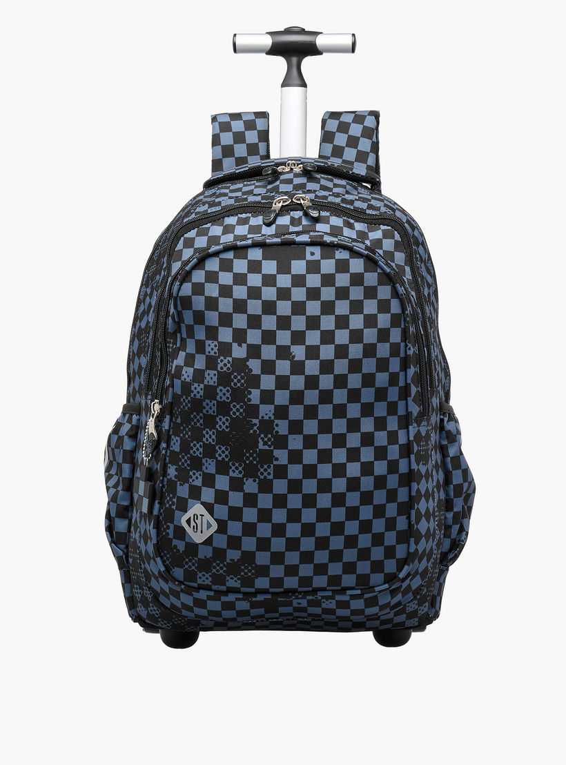 St.Right Shapes Trolley Bag for Boys 8-13 Years with Retractable Handle -school-bagsandbackpacks-trolleybags-image-1