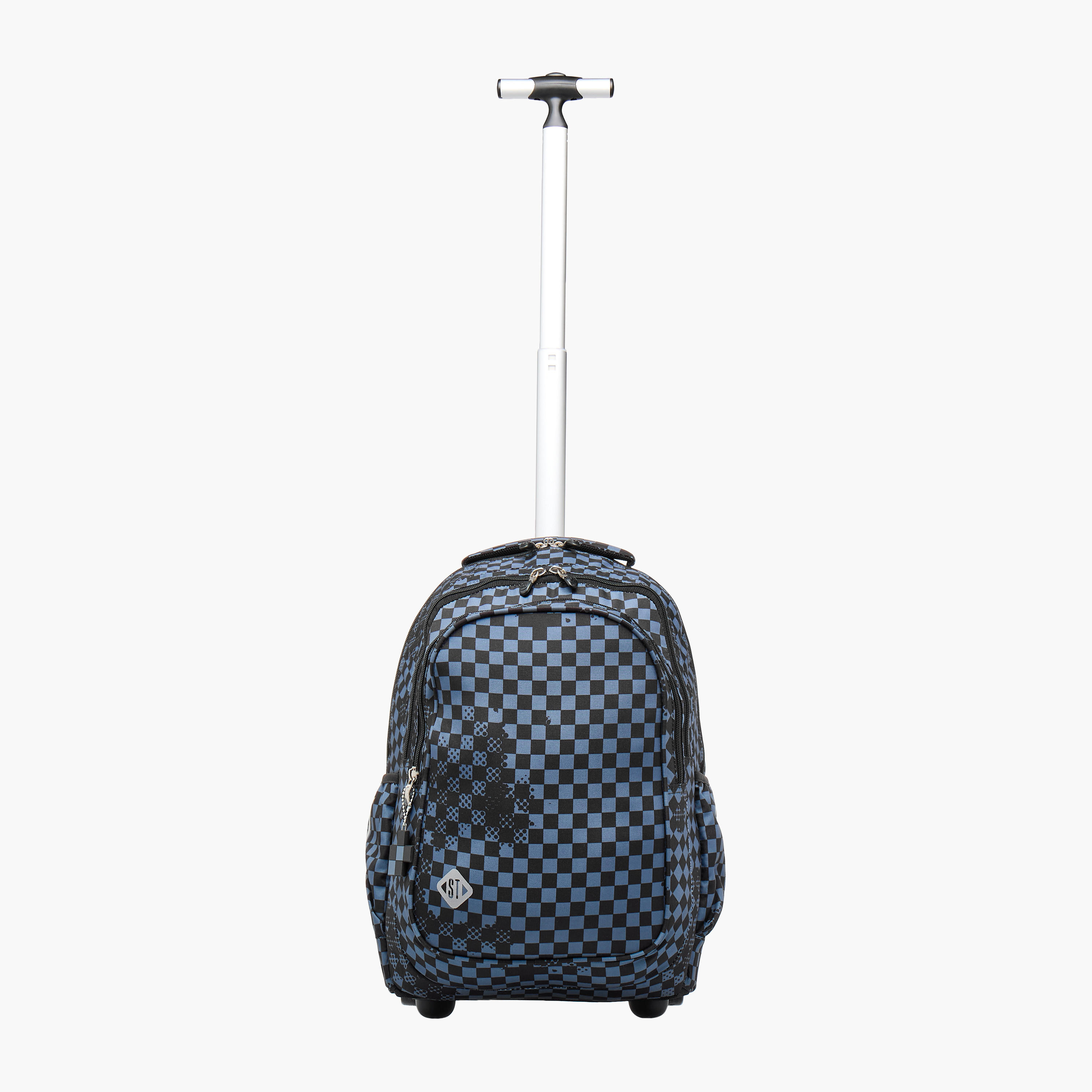St.Right Shapes Trolley Bag for Boys 8-13 Years with Retractable Handle -school-bagsandbackpacks-trolleybags-image-4