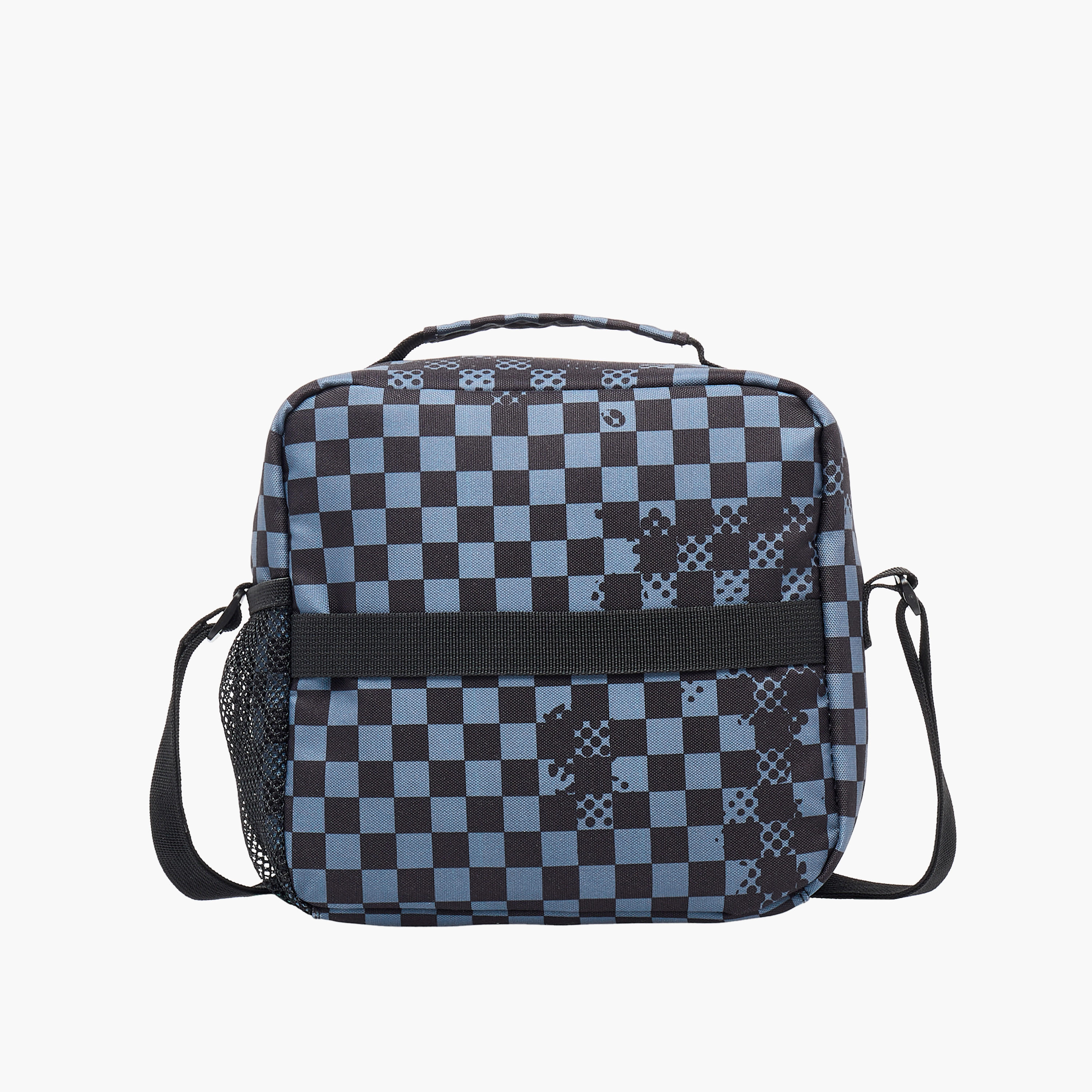 St.Right Chessboard Print Lunch Bag with Adjustable Strap and Zip Closure-school-lunchessentials-lunchbags-image-3