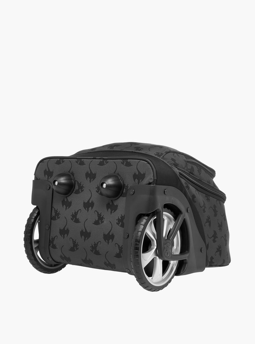 St.Right Animal Print Trolley Bag for Boys 8-13 Years with Retractable Handle -school-bagsandbackpacks-trolleybags-image-10