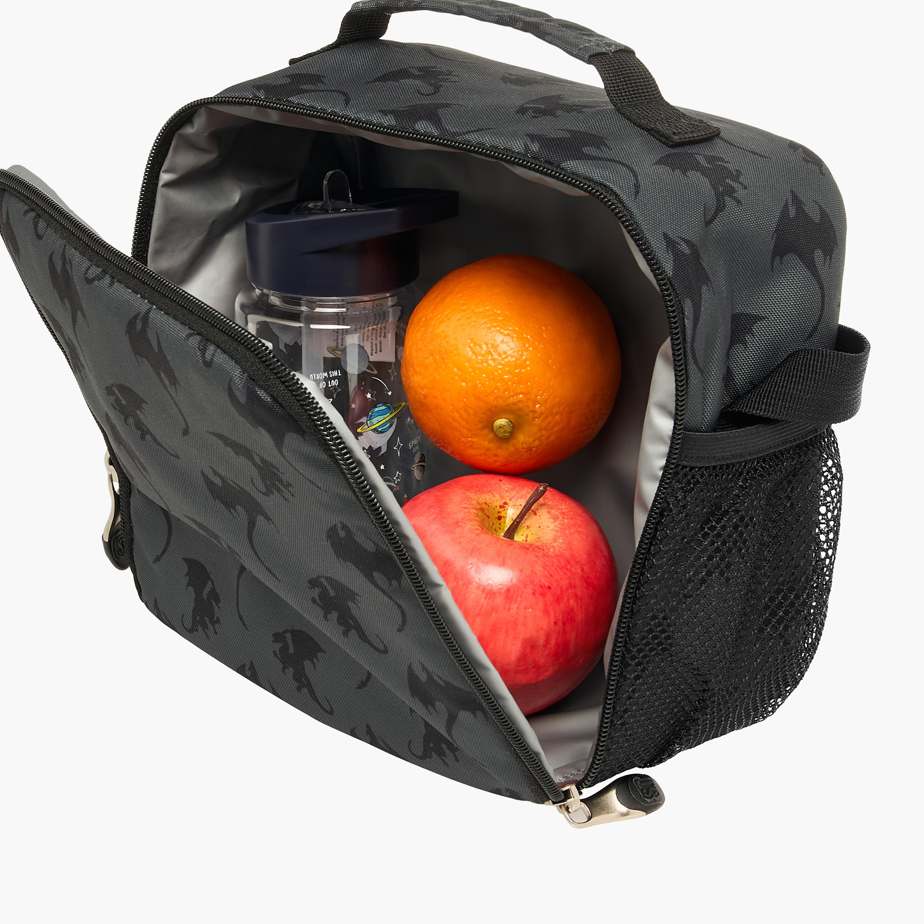 St.Right All-Over Dragon Print Lunch Bag with Adjustable Strap and Zip Closure-school-lunchessentials-lunchbags-image-6