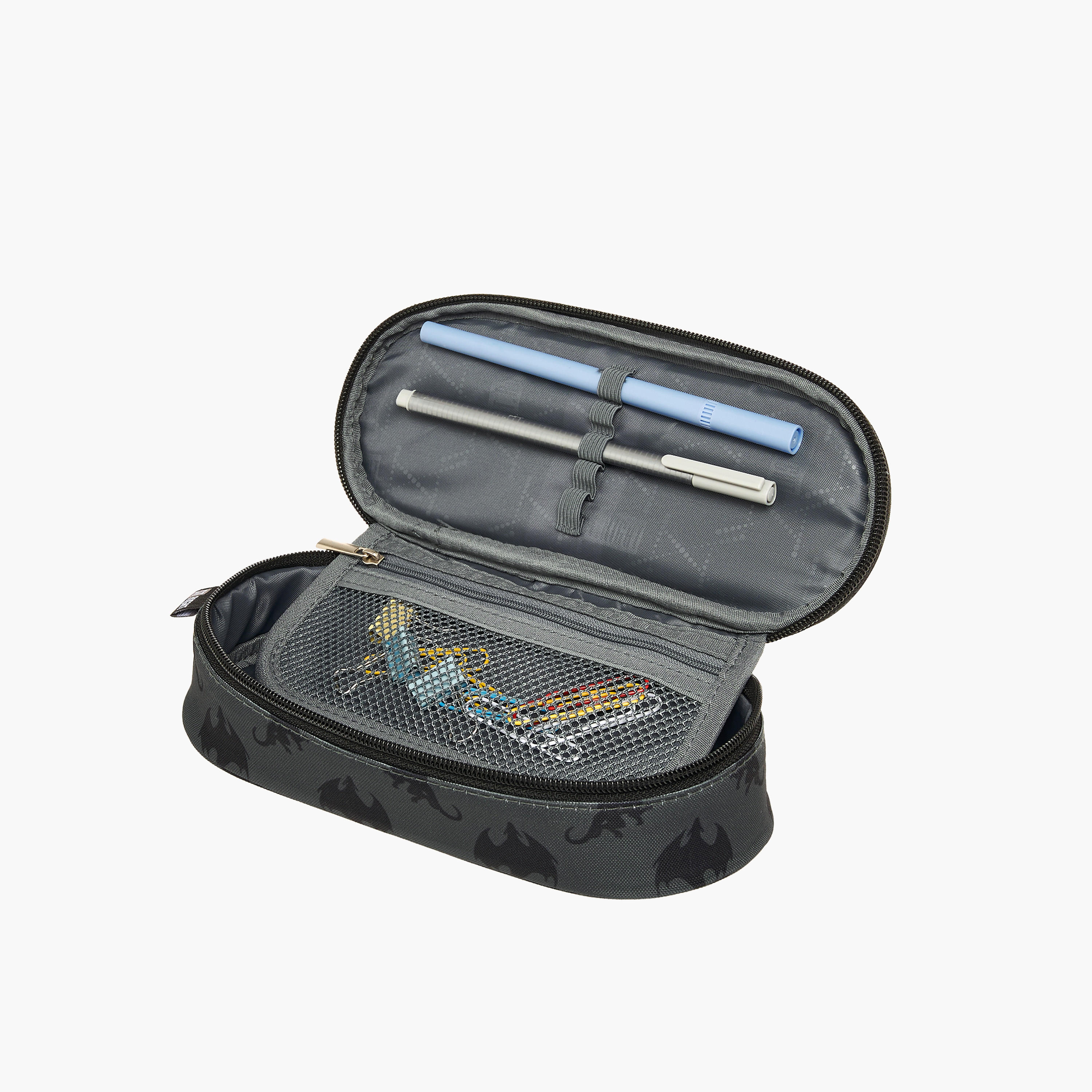 مقلمة بسحاب إغلاق وطبعات من سانت رايت-school-stationery-pencilcases-image-5