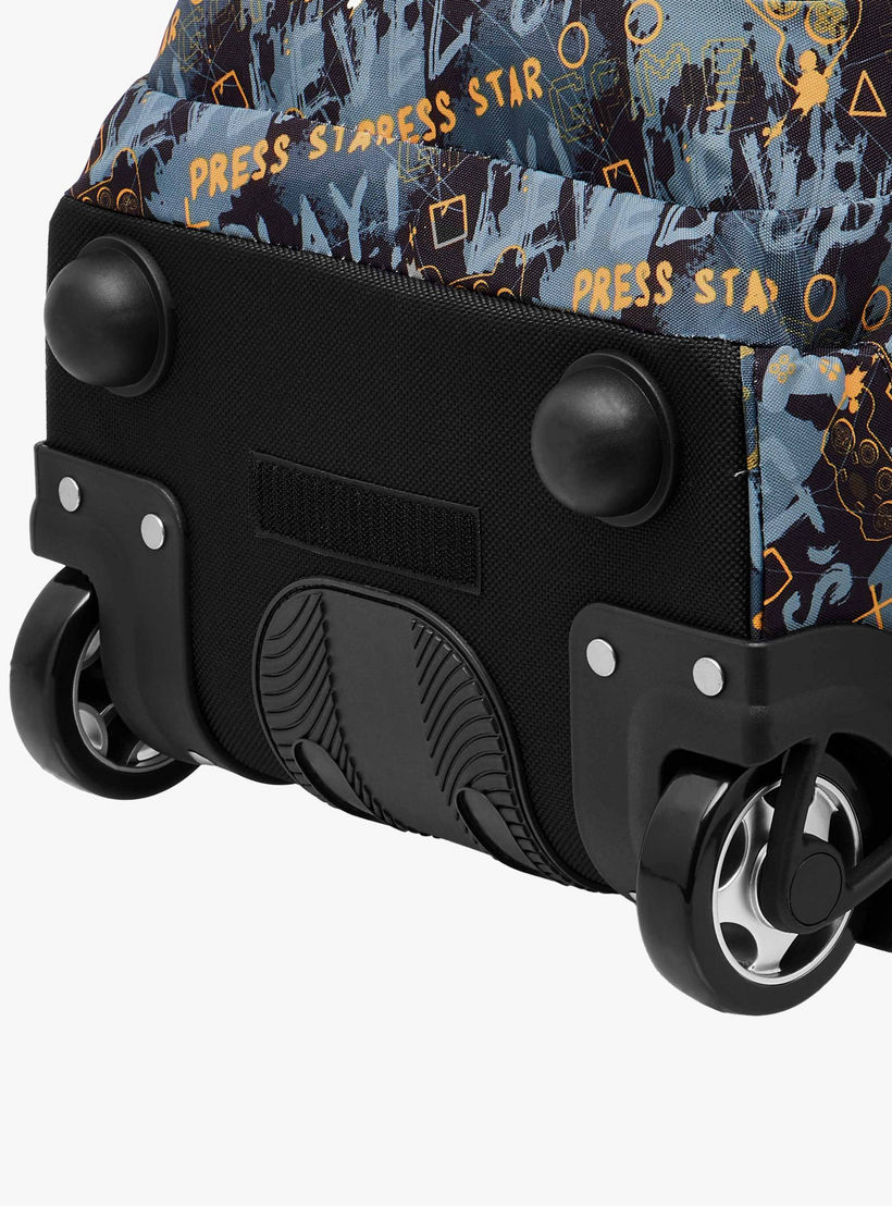 St.Right Gaming Trolley Bag for Boys 8-13 Years with Retractable Handle -school-bagsandbackpacks-trolleybags-image-12