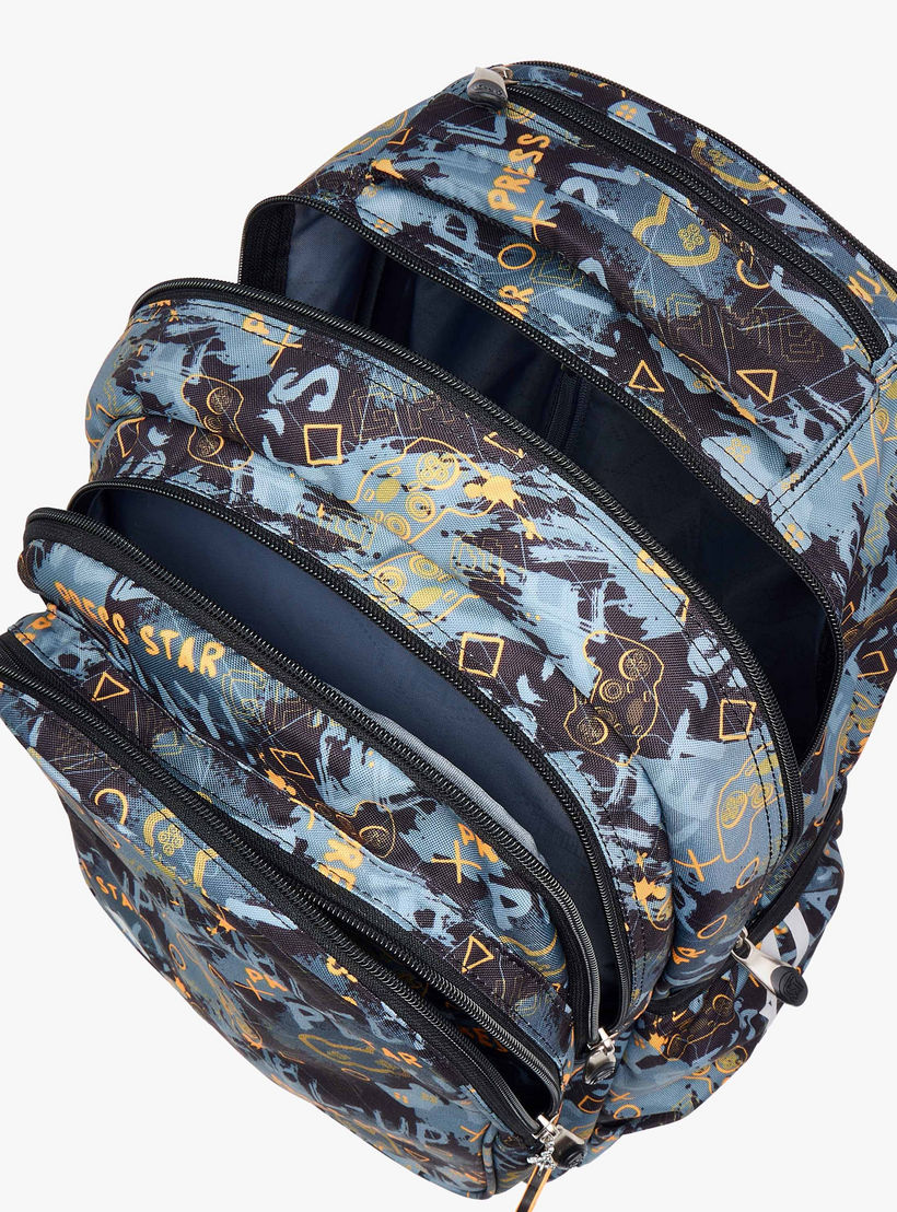 St.Right Gaming Trolley Bag for Boys 8-13 Years with Retractable Handle -school-bagsandbackpacks-trolleybags-image-14