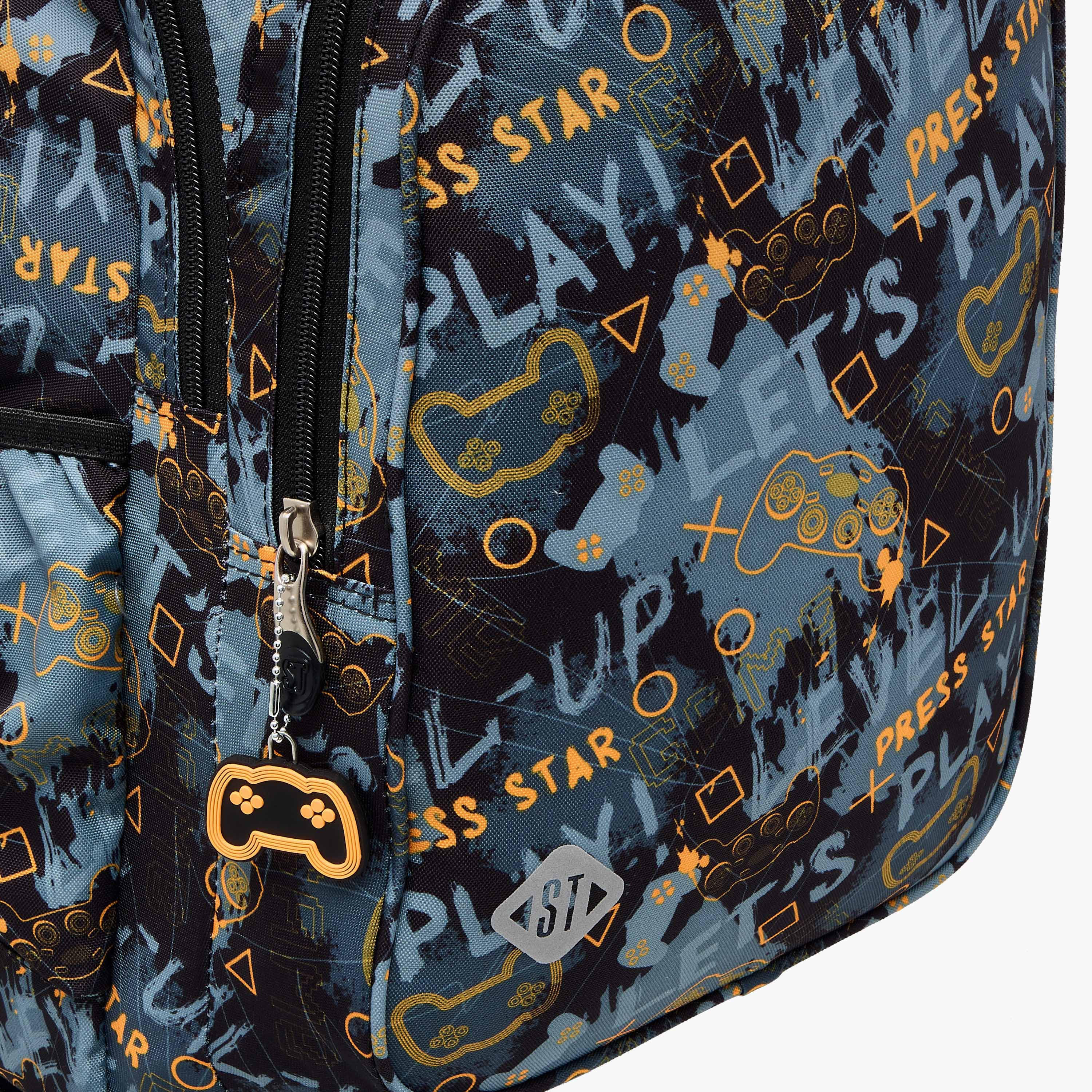 St.Right Gaming Trolley Bag for Boys 8-13 Years with Retractable Handle -school-bagsandbackpacks-trolleybags-image-9