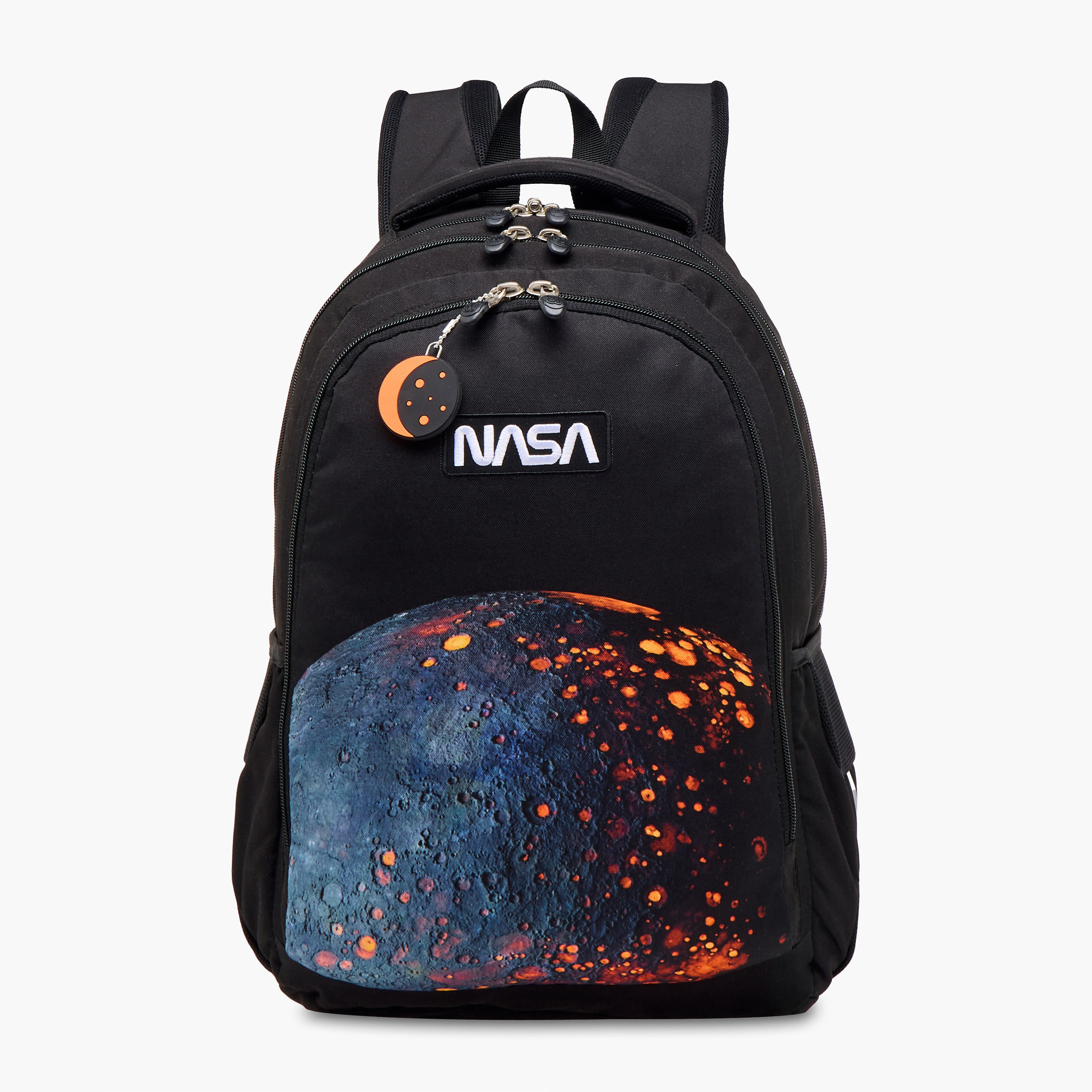St.Right 18-inch Nasa Applique Backpack with Adjustable Straps and Zip Closure-30x20x45 cms-school-bagsandbackpacks-backpacks-image-1