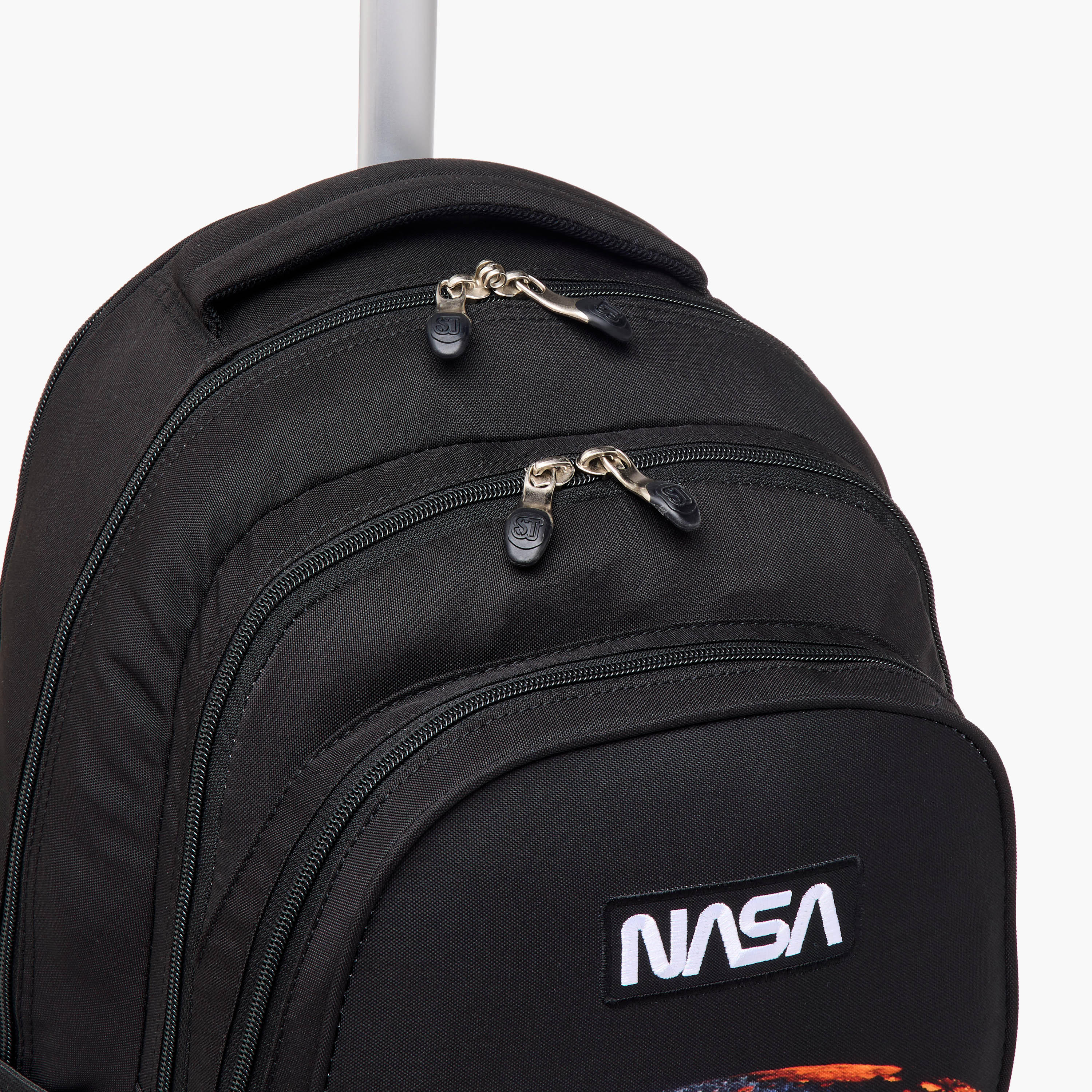 St.Right Space Trolley Bag for Boys 8-13 Years with Retractable Handle -school-bagsandbackpacks-trolleybags-image-12