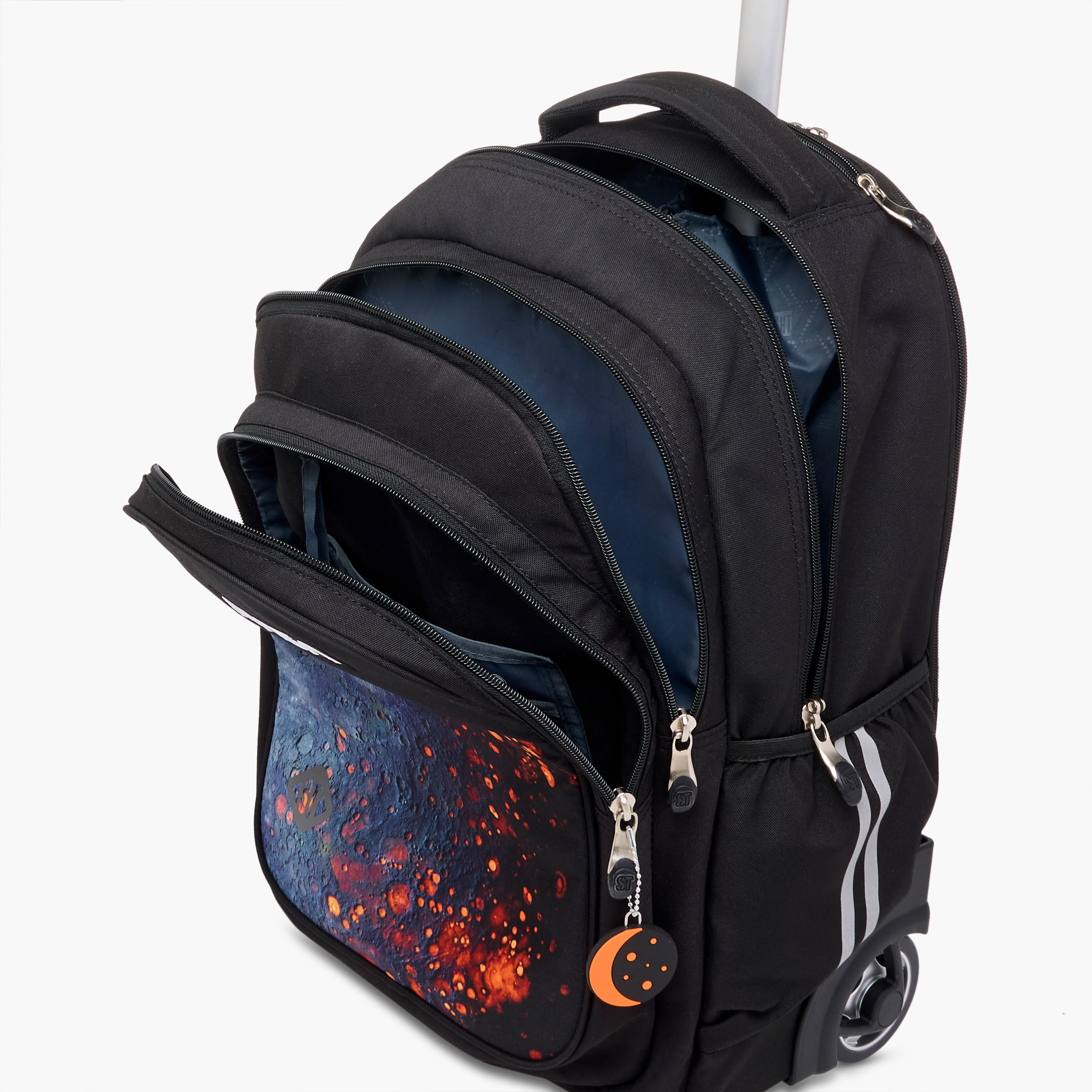 St.Right Space Trolley Bag for Boys 8-13 Years with Retractable Handle -school-bagsandbackpacks-trolleybags-image-14