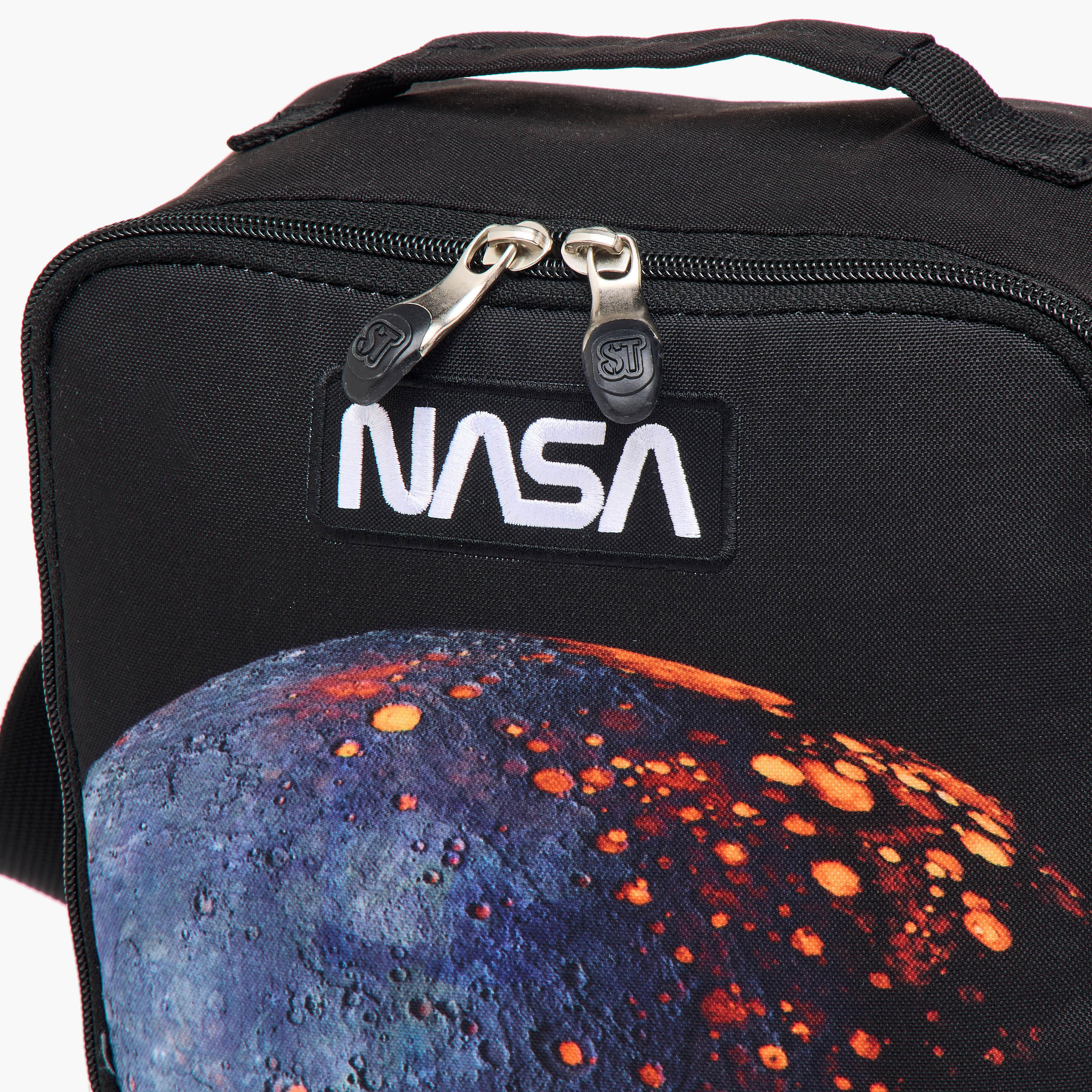 St.Right Nasa Applique Lunch Bag with Adjustable Strap and Zip Closure-school-lunchessentials-lunchbags-image-5