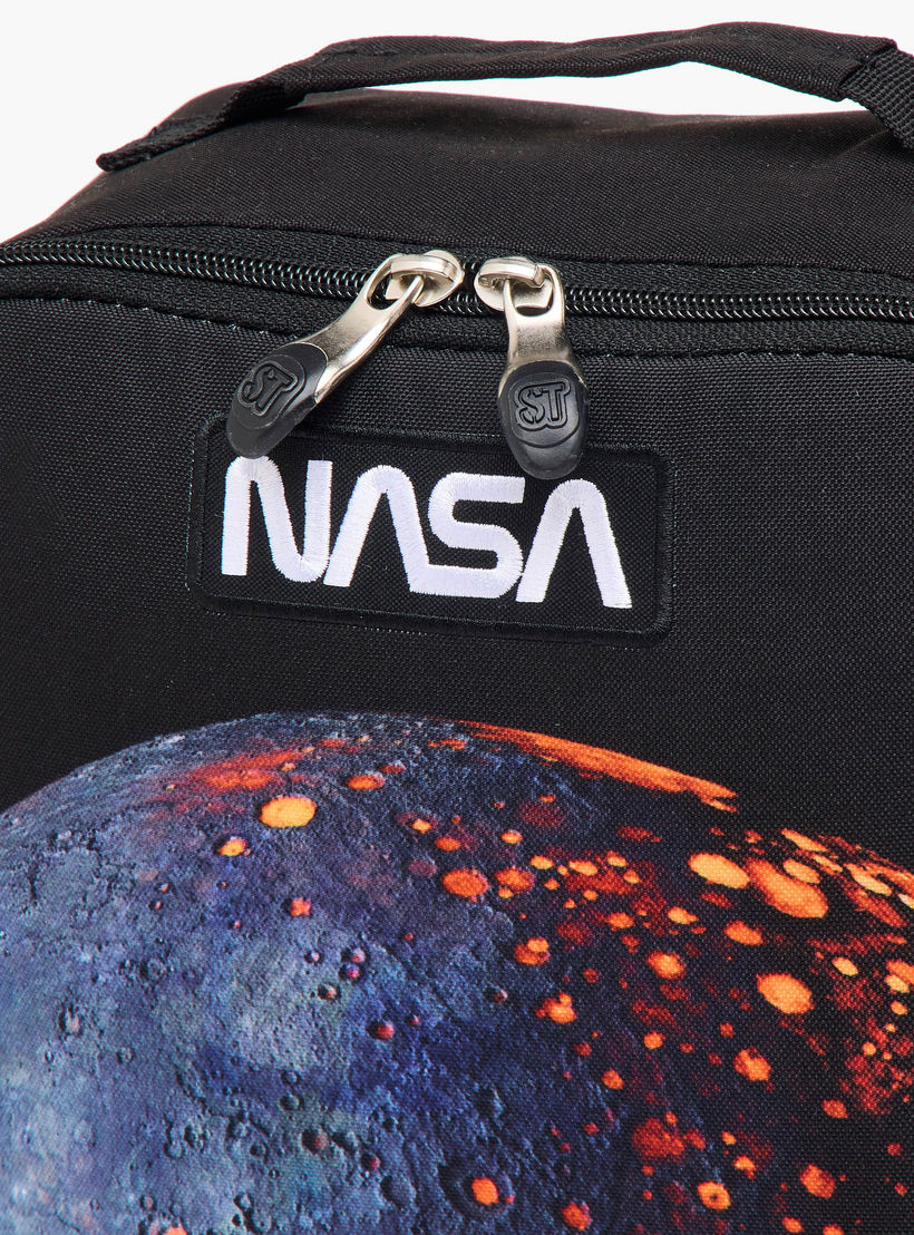 St.Right Nasa Applique Lunch Bag with Adjustable Strap and Zip Closure-school-lunchessentials-lunchbags-image-5