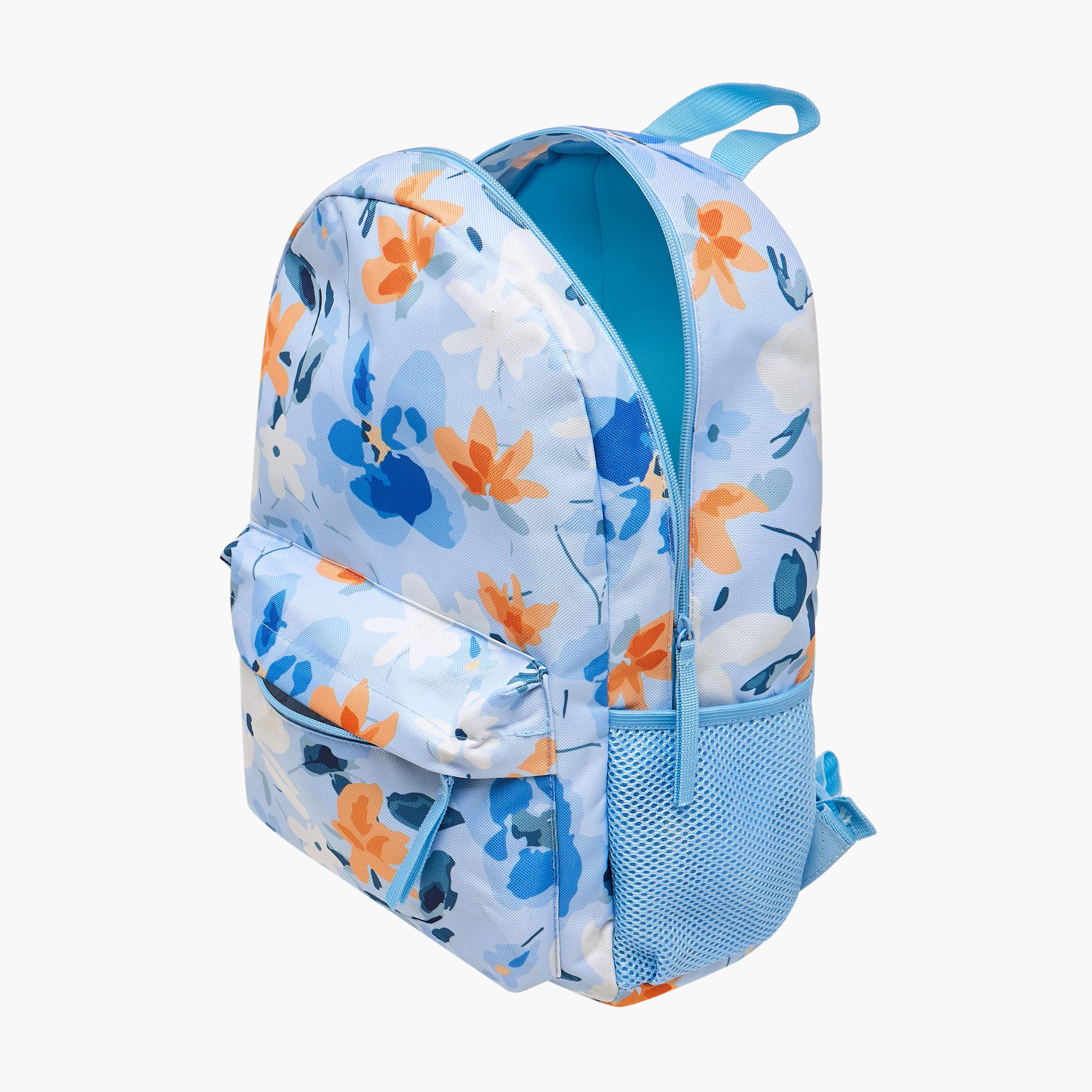 Syloon Floral 12-Piece School Backpack Set for Girls 5-8 Years with Lunch Bag and Pencil Pouch -school-bagsandbackpacks-sets-image-7