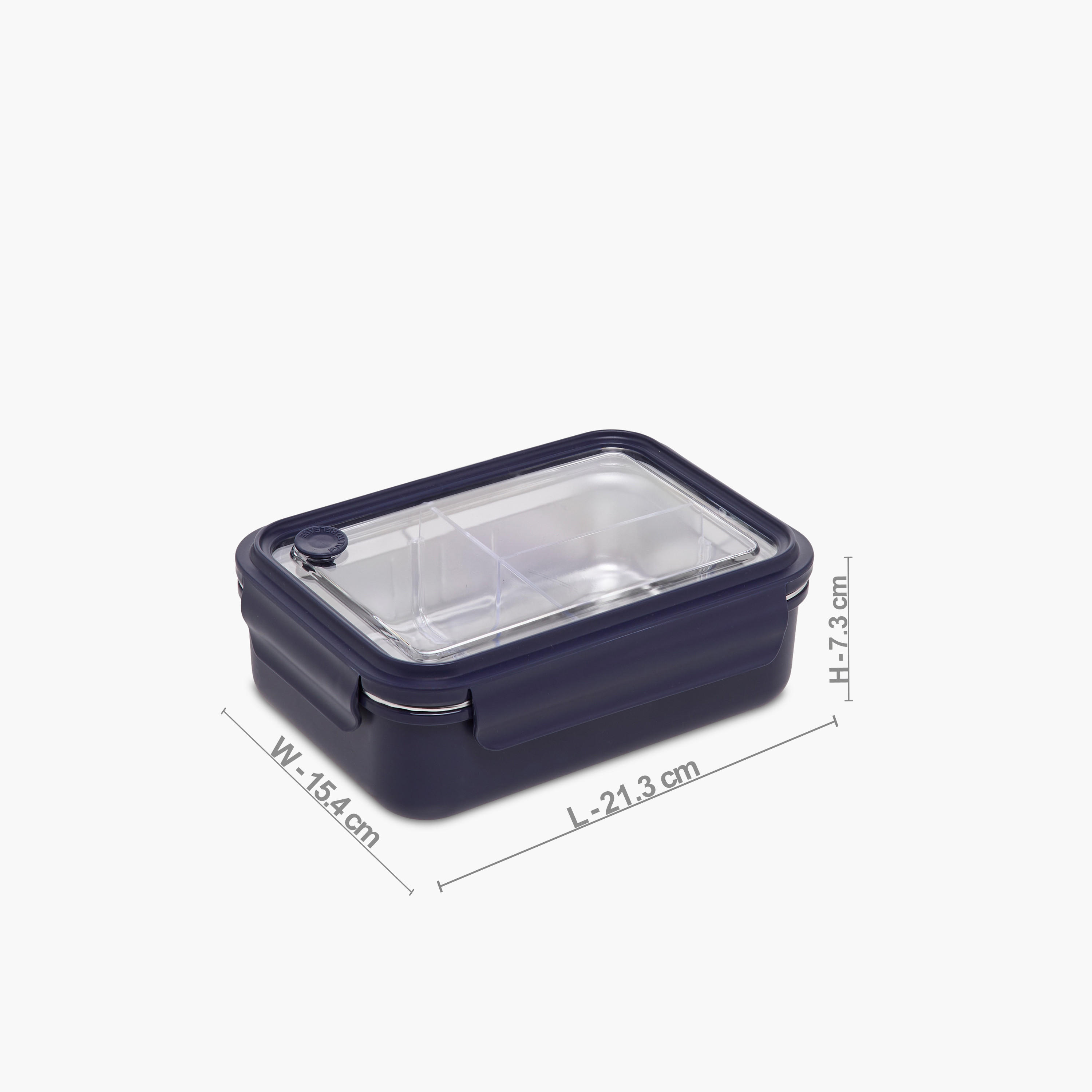 صندوق غداء سادة مقسم بغطاء قفل بمشبك مع شوكة-school-lunchessentials-lunchboxes-image-7