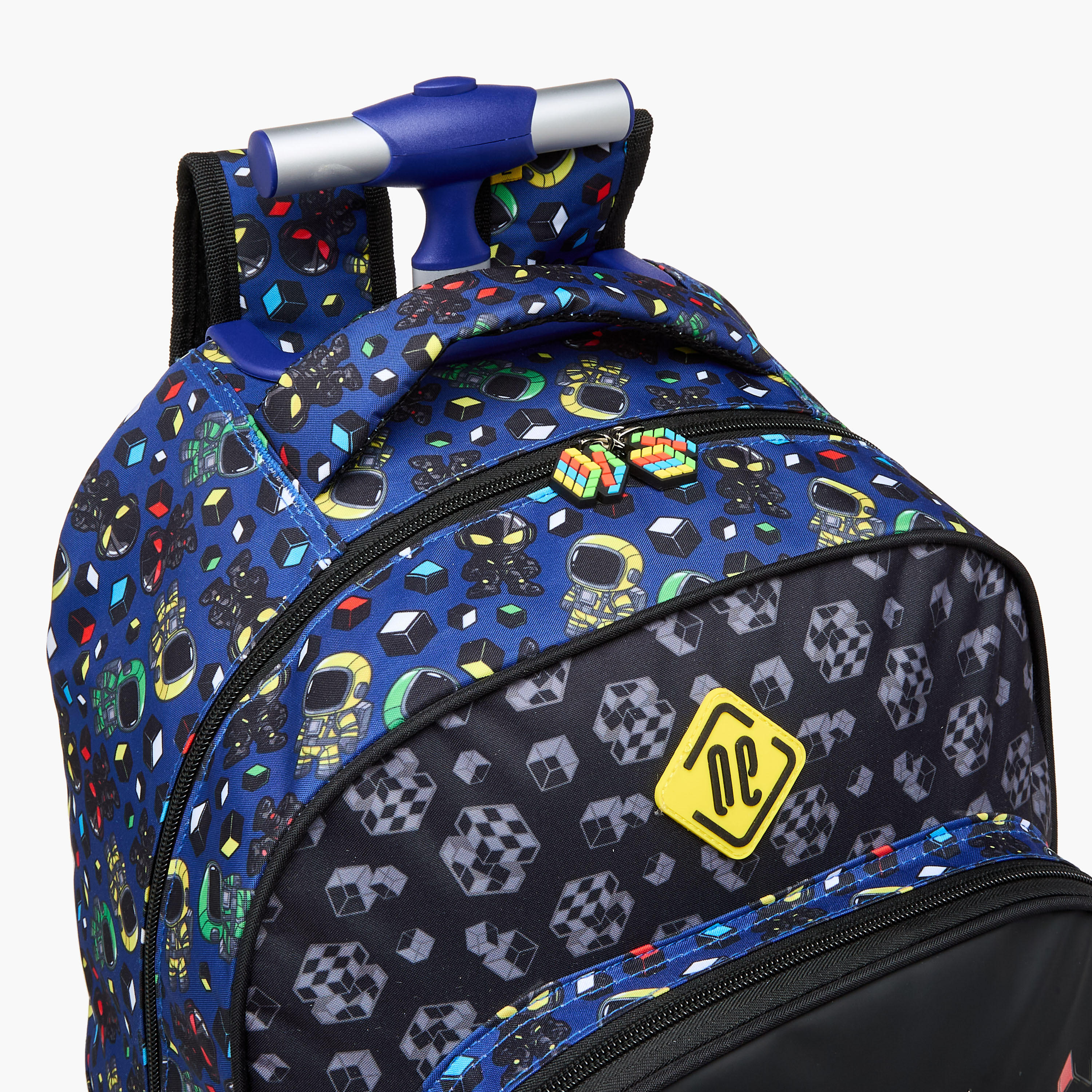 New Expressions Gaming 3-Piece School Trolley Bag Set for Boys 8-13 Years with Lunch Bag and Pencil Pouch -school-bagsandbackpacks-trolleybags-image-12