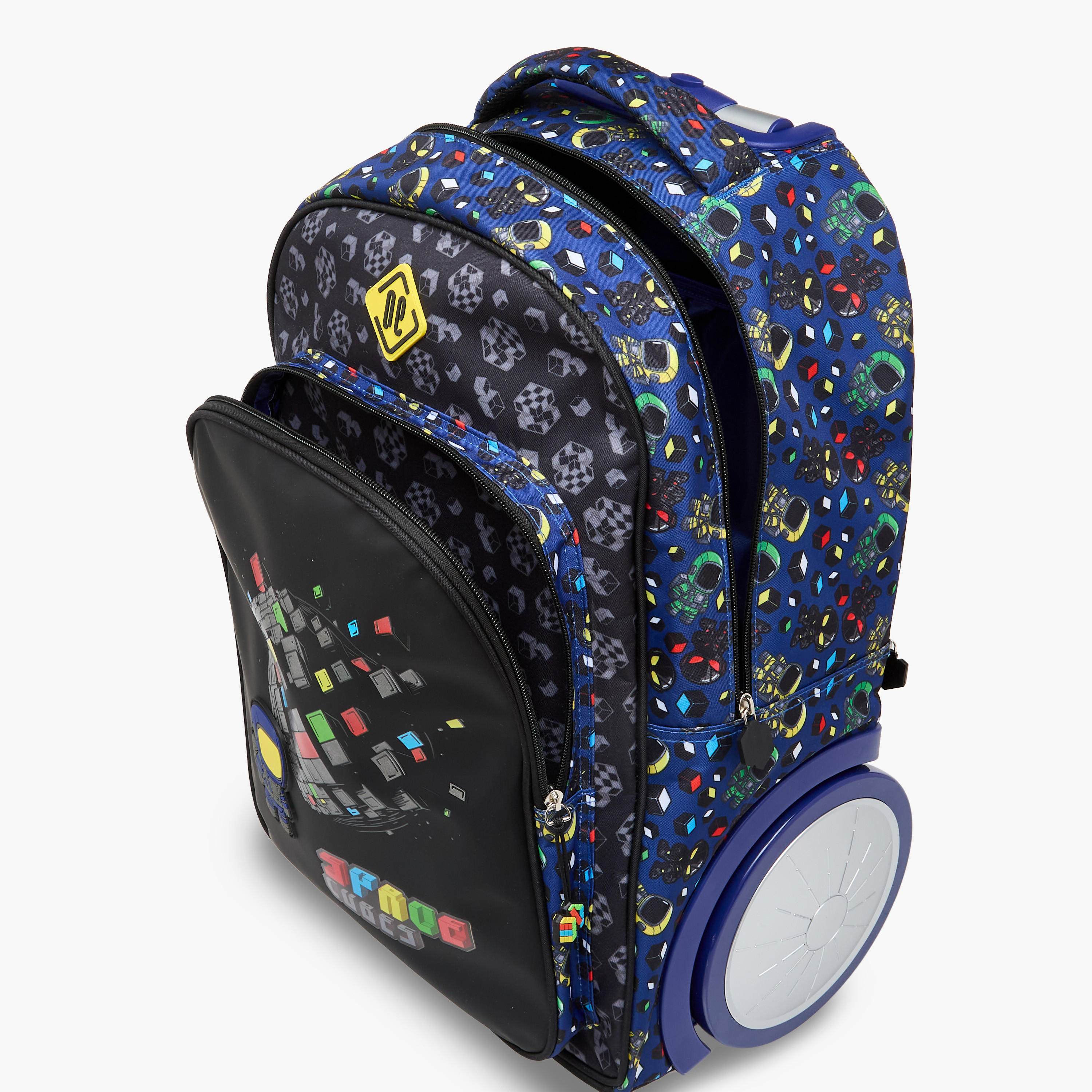 New Expressions Gaming 3-Piece School Trolley Bag Set for Boys 8-13 Years with Lunch Bag and Pencil Pouch -school-bagsandbackpacks-trolleybags-image-15