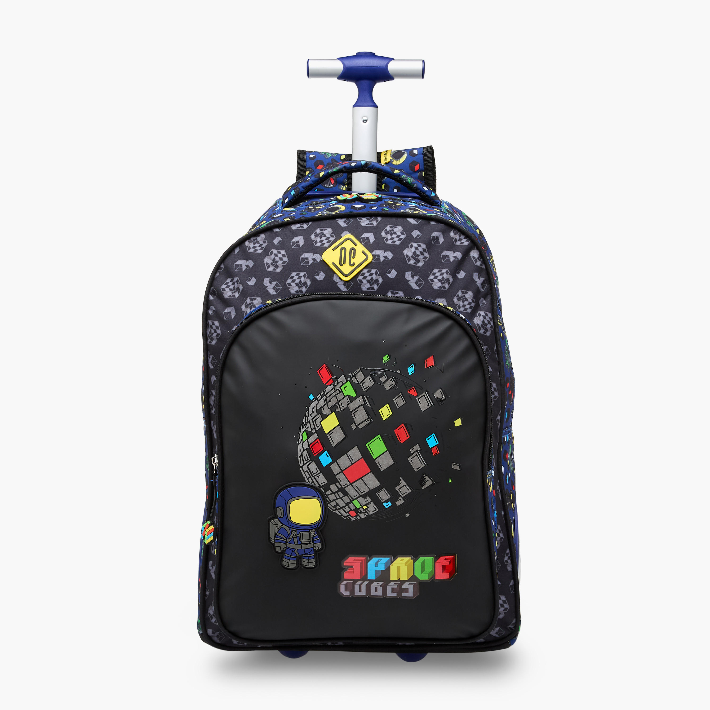 New Expressions Gaming 3-Piece School Trolley Bag Set for Boys 8-13 Years with Lunch Bag and Pencil Pouch -school-bagsandbackpacks-trolleybags-image-2