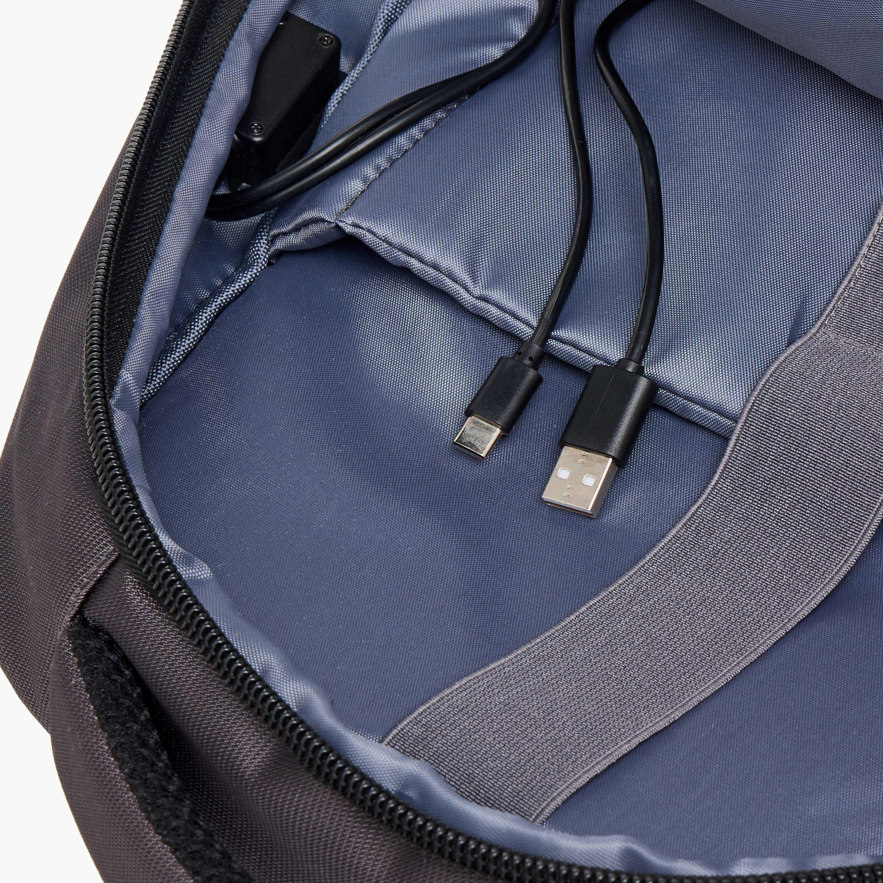 Solid 18-inch Backpack with Adjustable Straps and Zip Closure - 46x32x14 cms-school-bagsandbackpacks-backpacks-image-12
