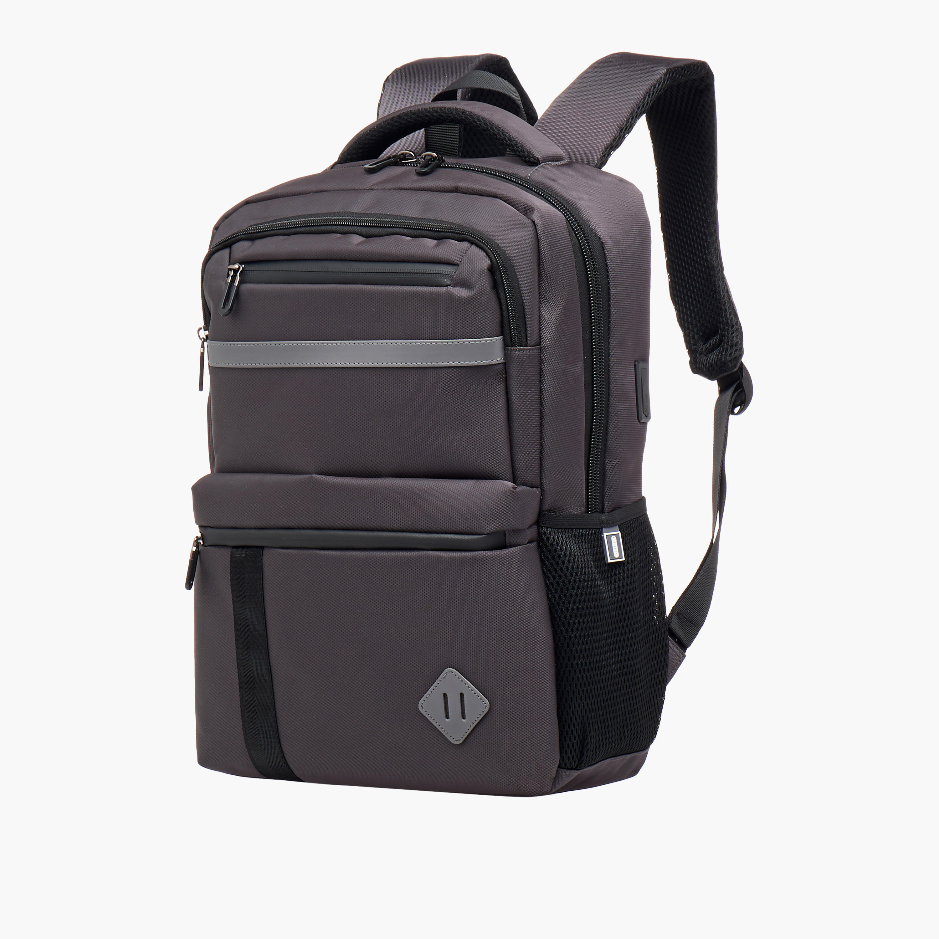 Solid 18-inch Backpack with Adjustable Straps and Zip Closure - 46x32x14 cms-school-bagsandbackpacks-backpacks-image-4
