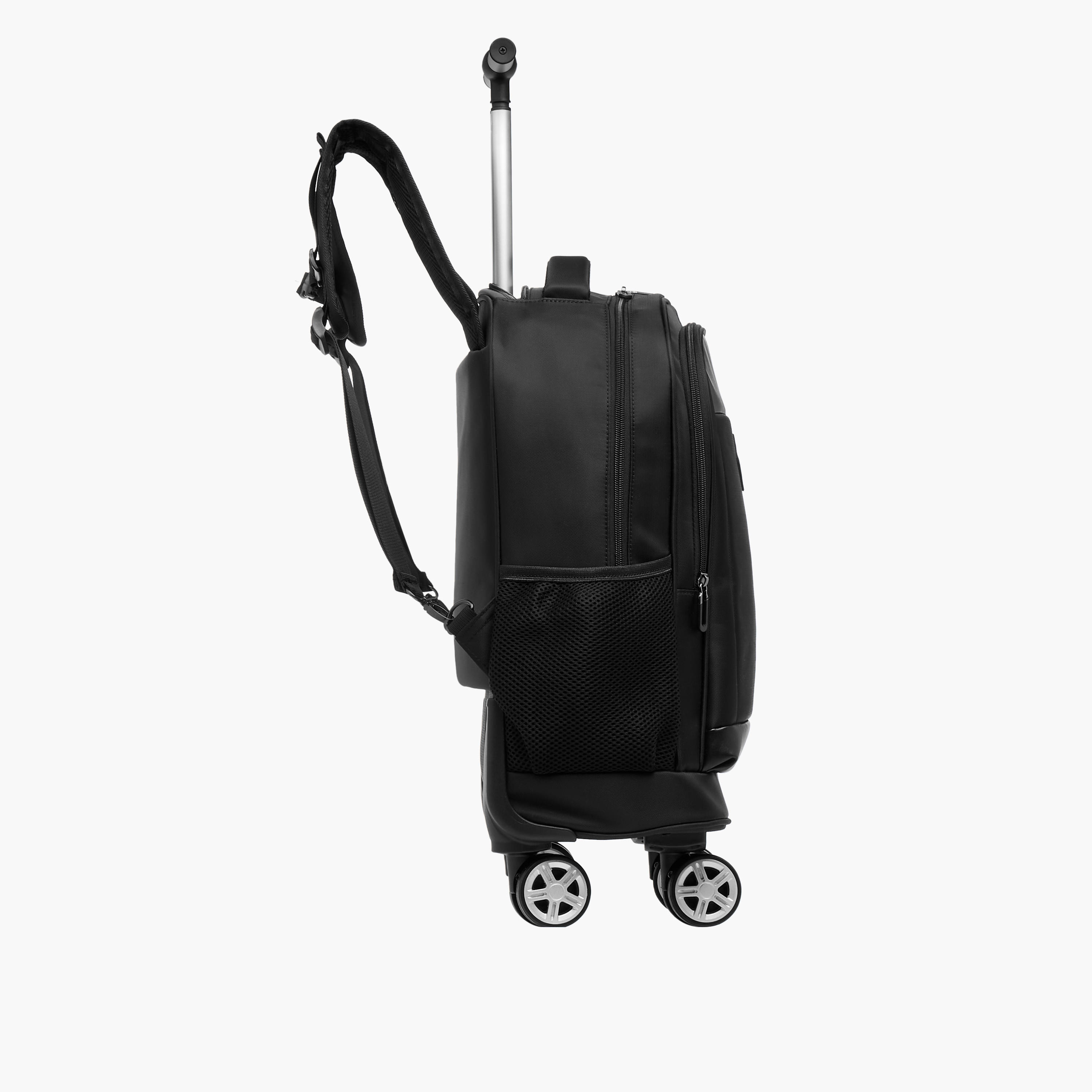 شنطة ترولي سادة للأطفال 8-13 سنة بأحزمة كتف مبطّنة - 18 بوصة -school-bagsandbackpacks-trolleybags-image-6