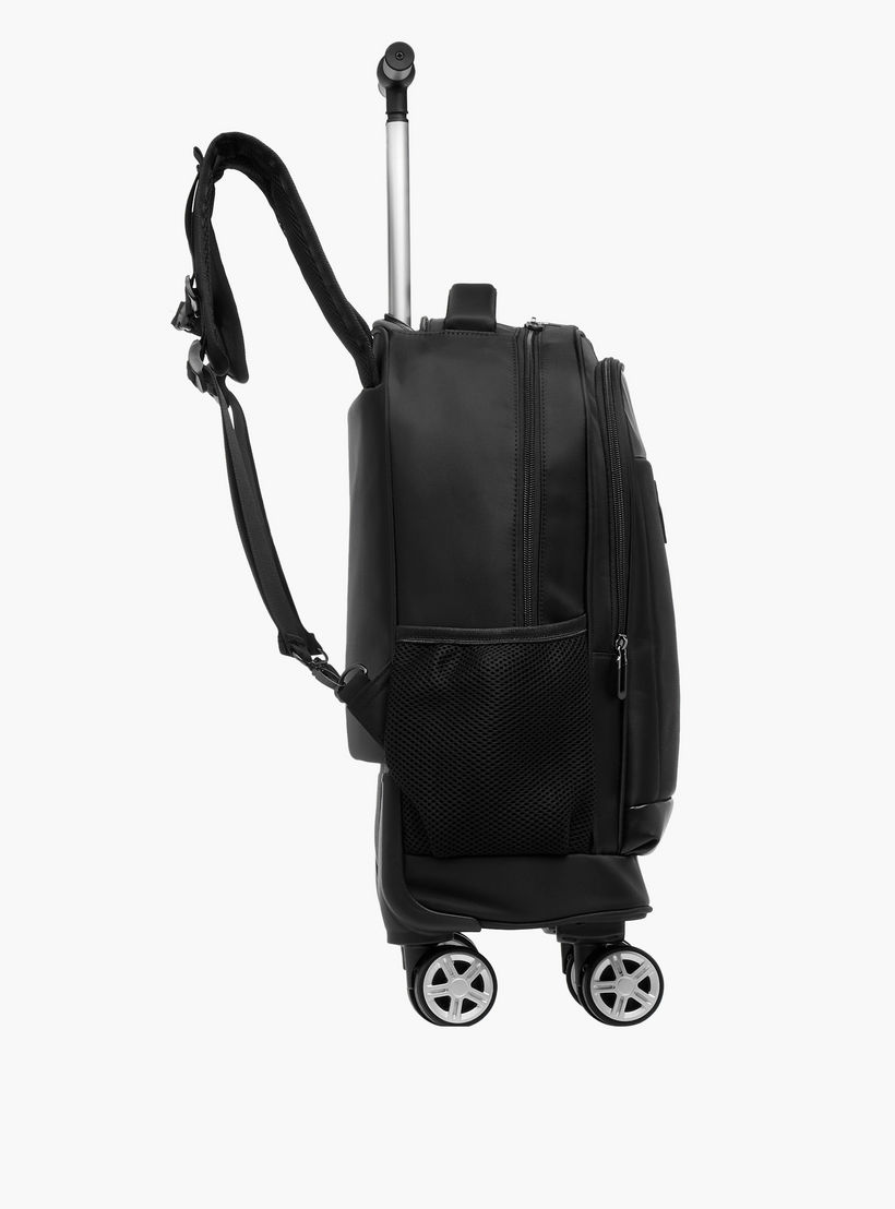 شنطة ترولي سادة للأطفال 8-13 سنة بأحزمة كتف مبطّنة - 18 بوصة -school-bagsandbackpacks-trolleybags-image-6