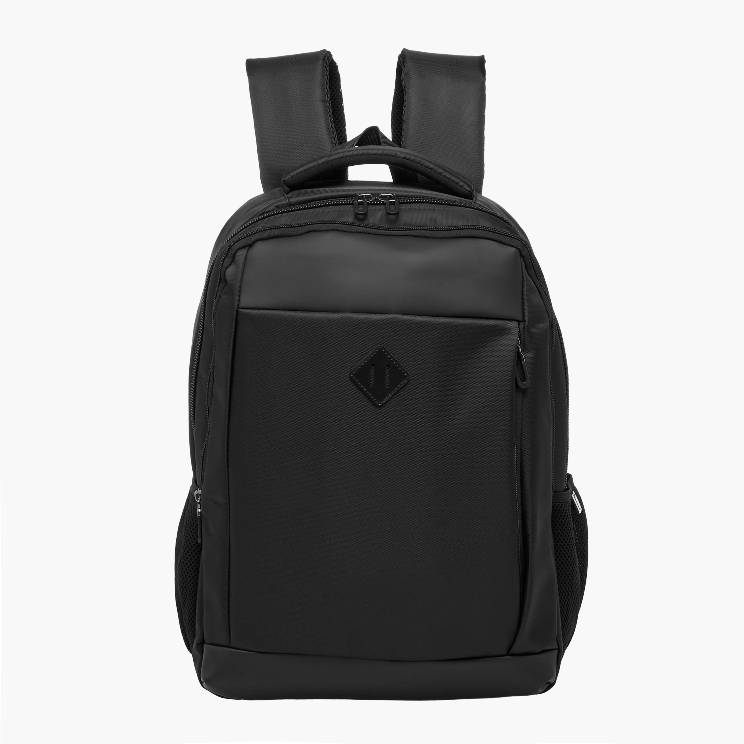 Tech Solid 18-Inch Backpack with Adjustable Shoulder Straps and Zip Closure - 46x32x16 cms-school-bagsandbackpacks-backpacks-image-1