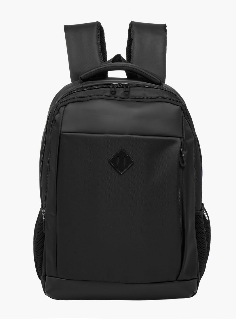 Tech Solid 18-Inch Backpack with Adjustable Shoulder Straps and Zip Closure - 46x32x16 cms-school-bagsandbackpacks-backpacks-image-1