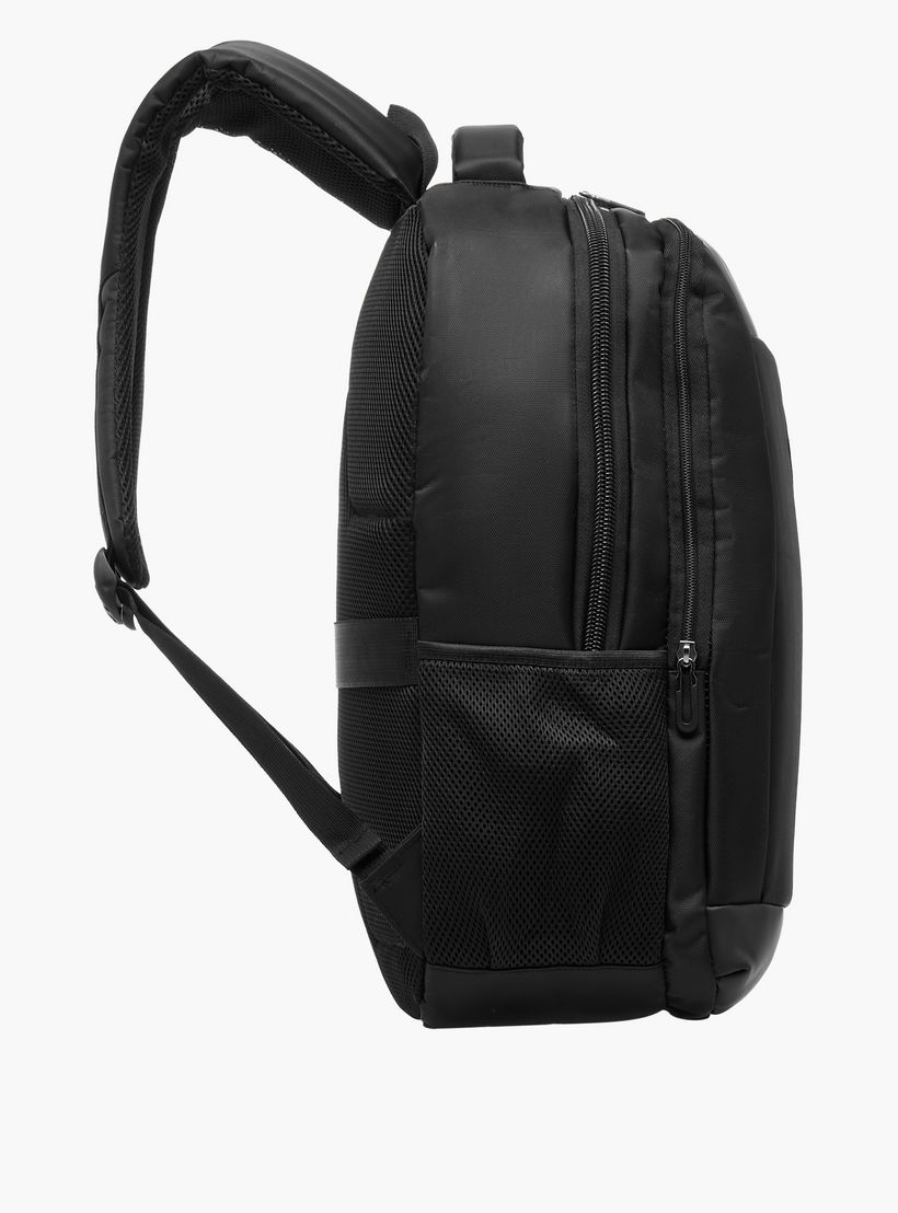 Tech Solid 18-Inch Backpack with Adjustable Shoulder Straps and Zip Closure - 46x32x16 cms-school-bagsandbackpacks-backpacks-image-5