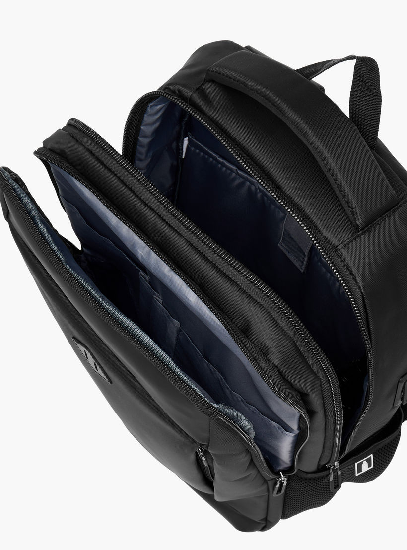 Tech Solid 18-Inch Backpack with Adjustable Shoulder Straps and Zip Closure - 46x32x16 cms-school-bagsandbackpacks-backpacks-image-9