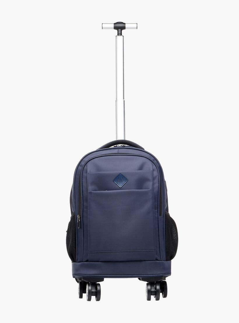 شنطة ترولي سادة للأطفال 8-13 سنة بأحزمة كتف مبطّنة - 18 بوصة -school-bagsandbackpacks-trolleybags-image-4