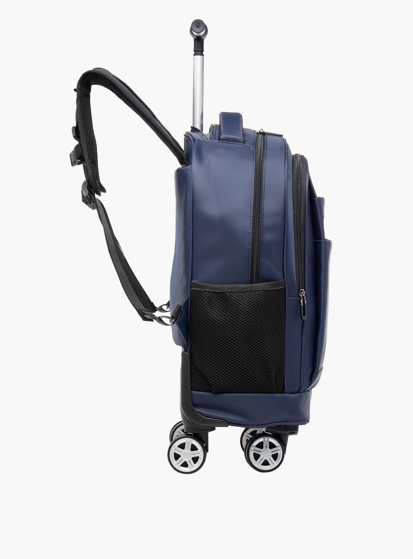 شنطة ترولي سادة للأطفال 8-13 سنة بأحزمة كتف مبطّنة - 18 بوصة -school-bagsandbackpacks-trolleybags-image-6