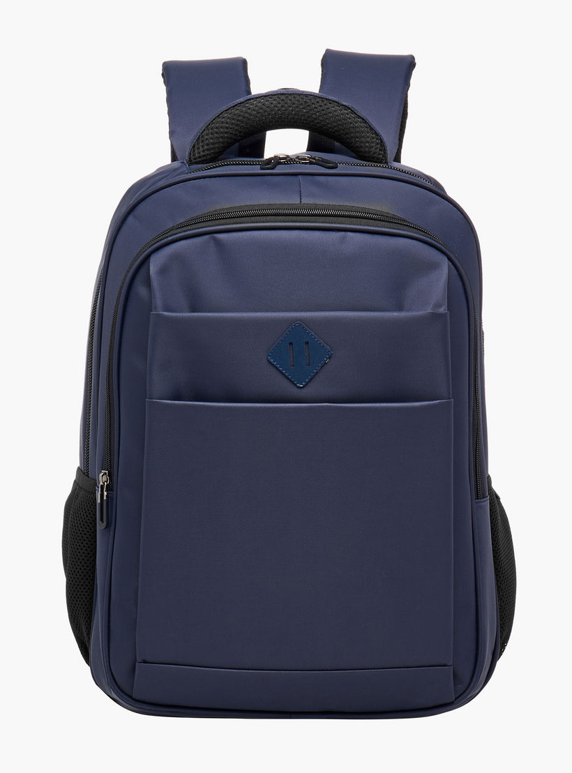 شنطة ظهر سادة 18 بوصة بحمّالات قابلة للتعديل وسحّاب إغلاق - 46x32x18 سم-school-bagsandbackpacks-backpacks-image-1