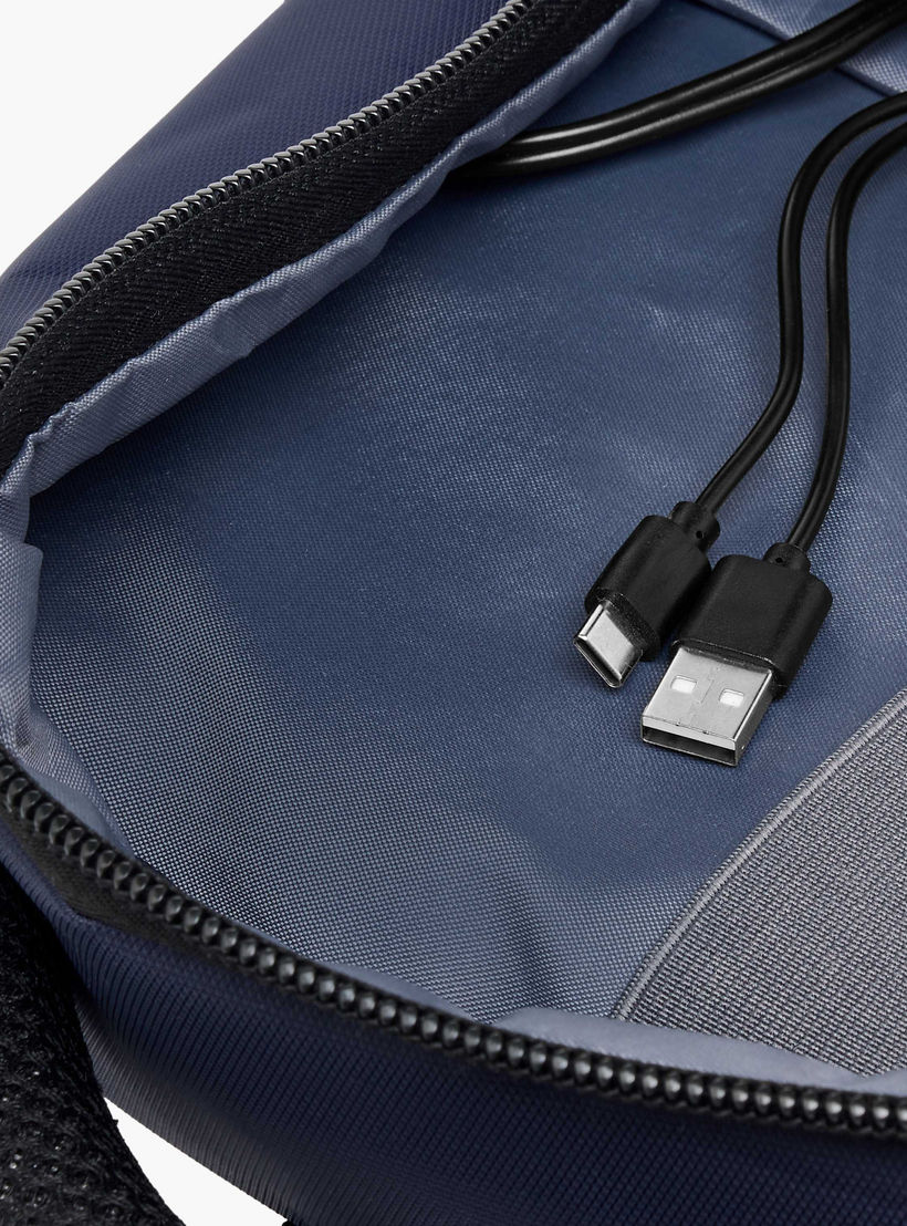 شنطة ظهر سادة 18 بوصة بحمّالات قابلة للتعديل وسحّاب إغلاق - 46x32x18 سم-school-bagsandbackpacks-backpacks-image-13