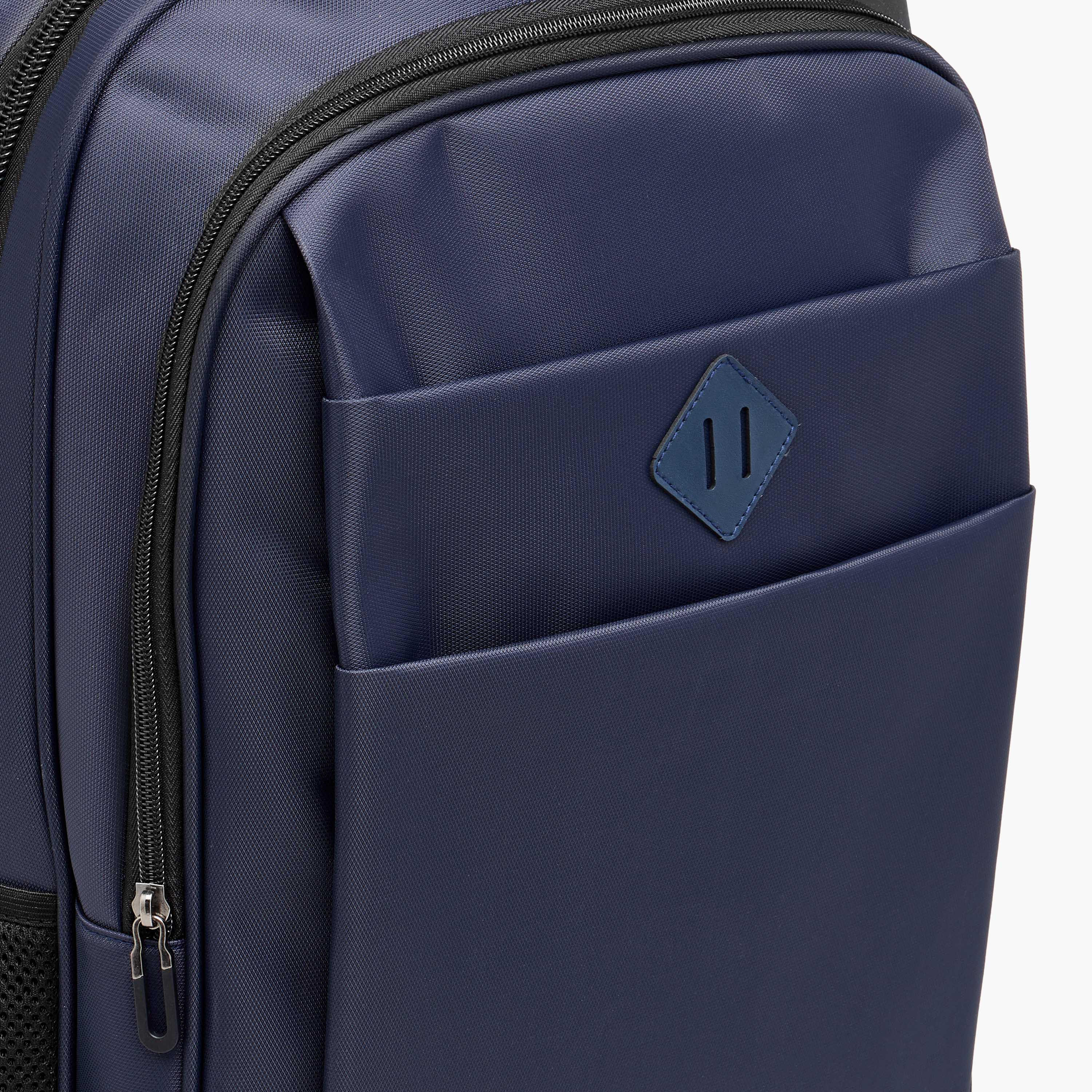 شنطة ظهر سادة 18 بوصة بحمّالات قابلة للتعديل وسحّاب إغلاق - 46x32x18 سم-school-bagsandbackpacks-backpacks-image-7