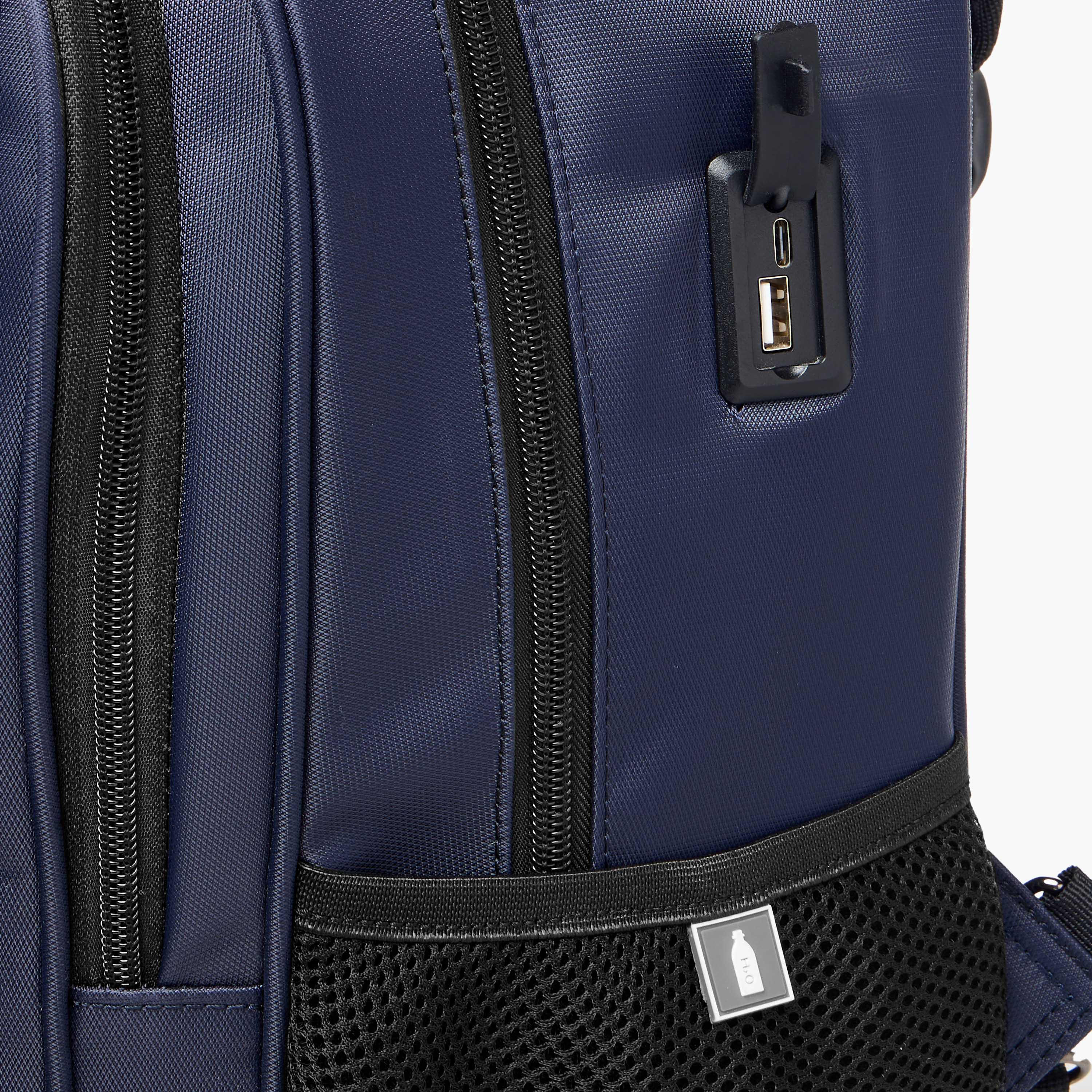 شنطة ظهر سادة 18 بوصة بحمّالات قابلة للتعديل وسحّاب إغلاق - 46x32x18 سم-school-bagsandbackpacks-backpacks-image-9