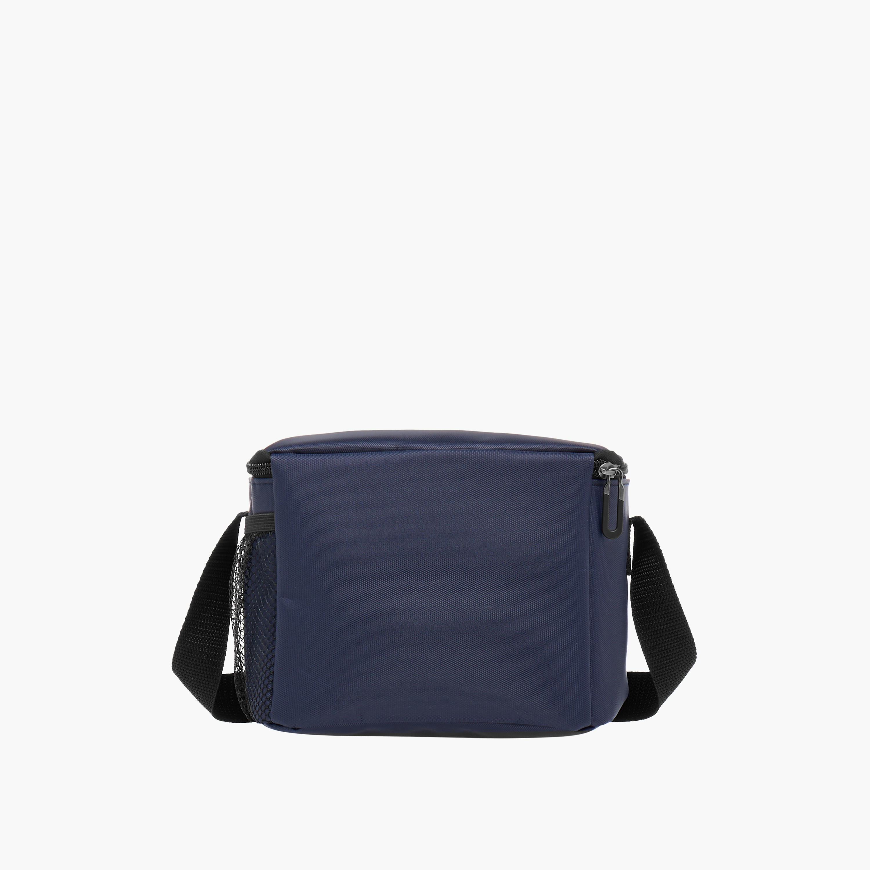 Solid Lunch Bag with Zip Closure and Strap-school-lunchessentials-lunchbags-image-3