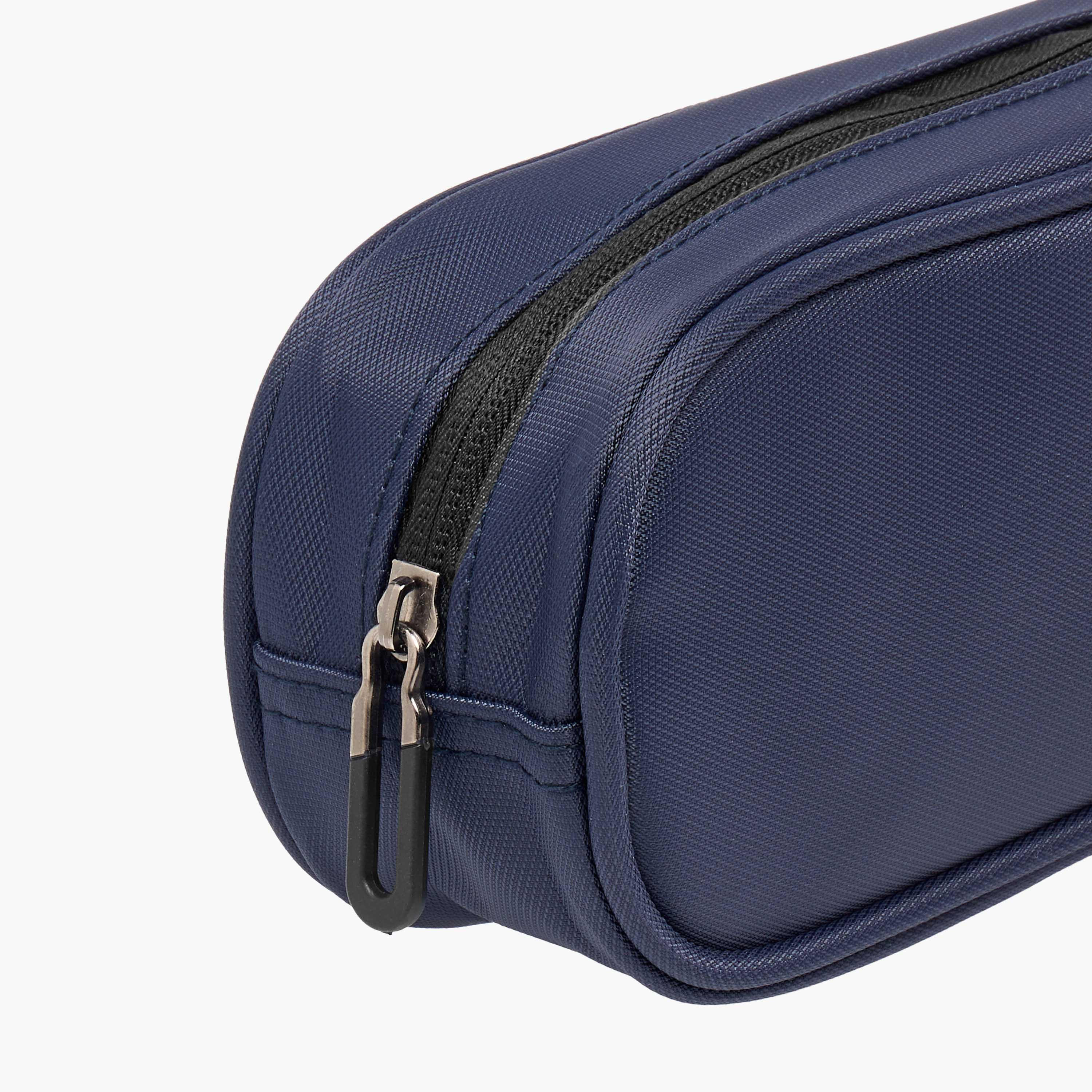 Solid Pencil Pouch with Zip Closure-school-stationery-pencilcases-image-4