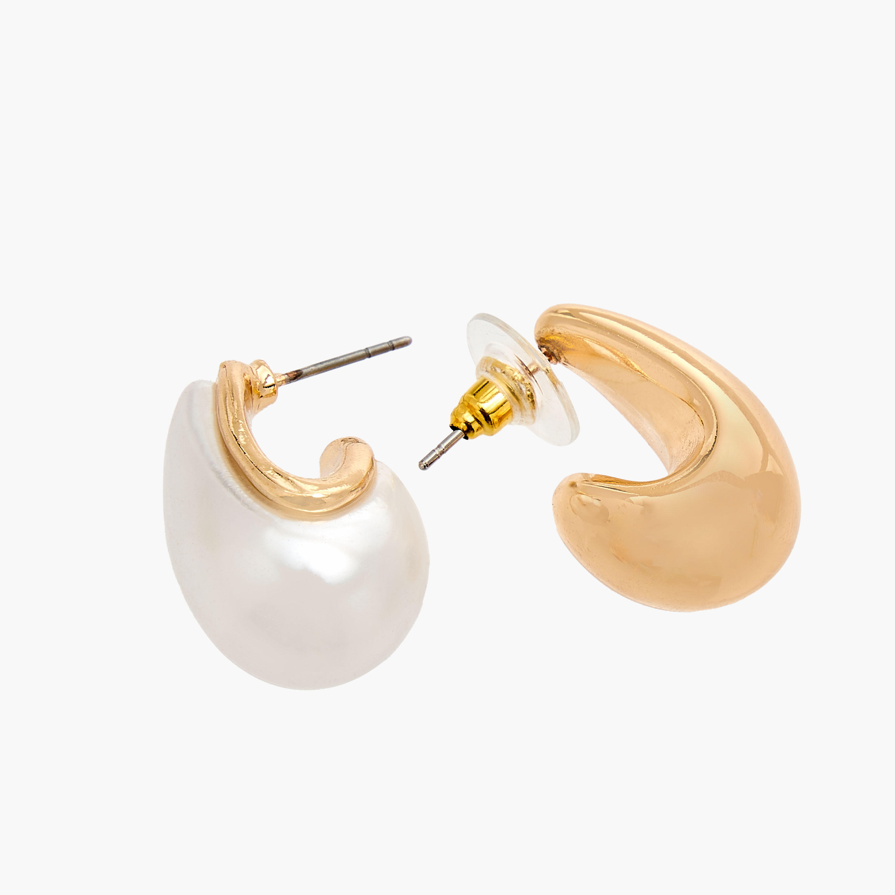 Metallic Teardrop Earrings with Pushback Closure - Set of 3-women-watchesandjewellery-jewellery-earrings-image-5