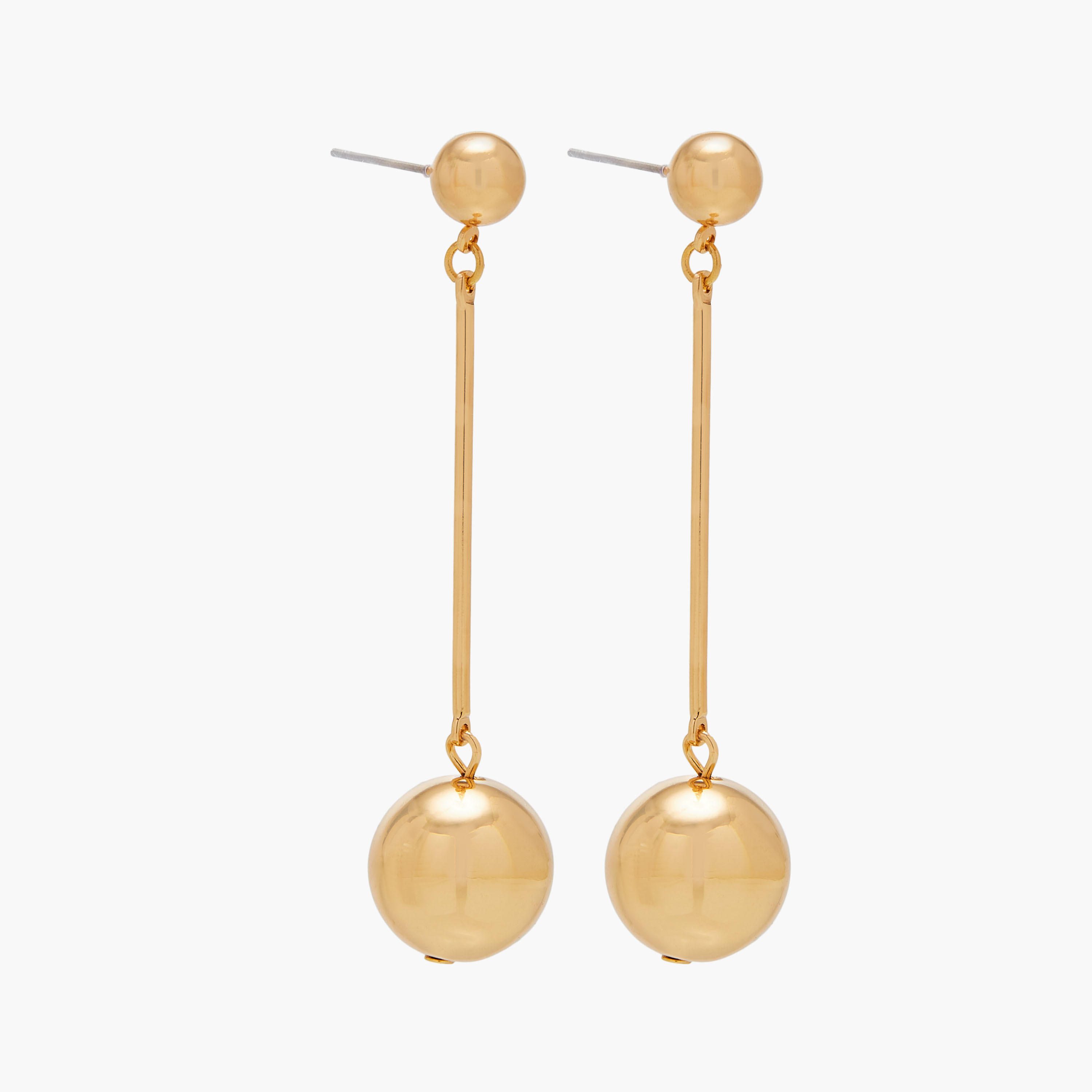 Assorted Metallic Earrings with Pushback Closure - Set of 3-women-watchesandjewellery-jewellery-earrings-image-2
