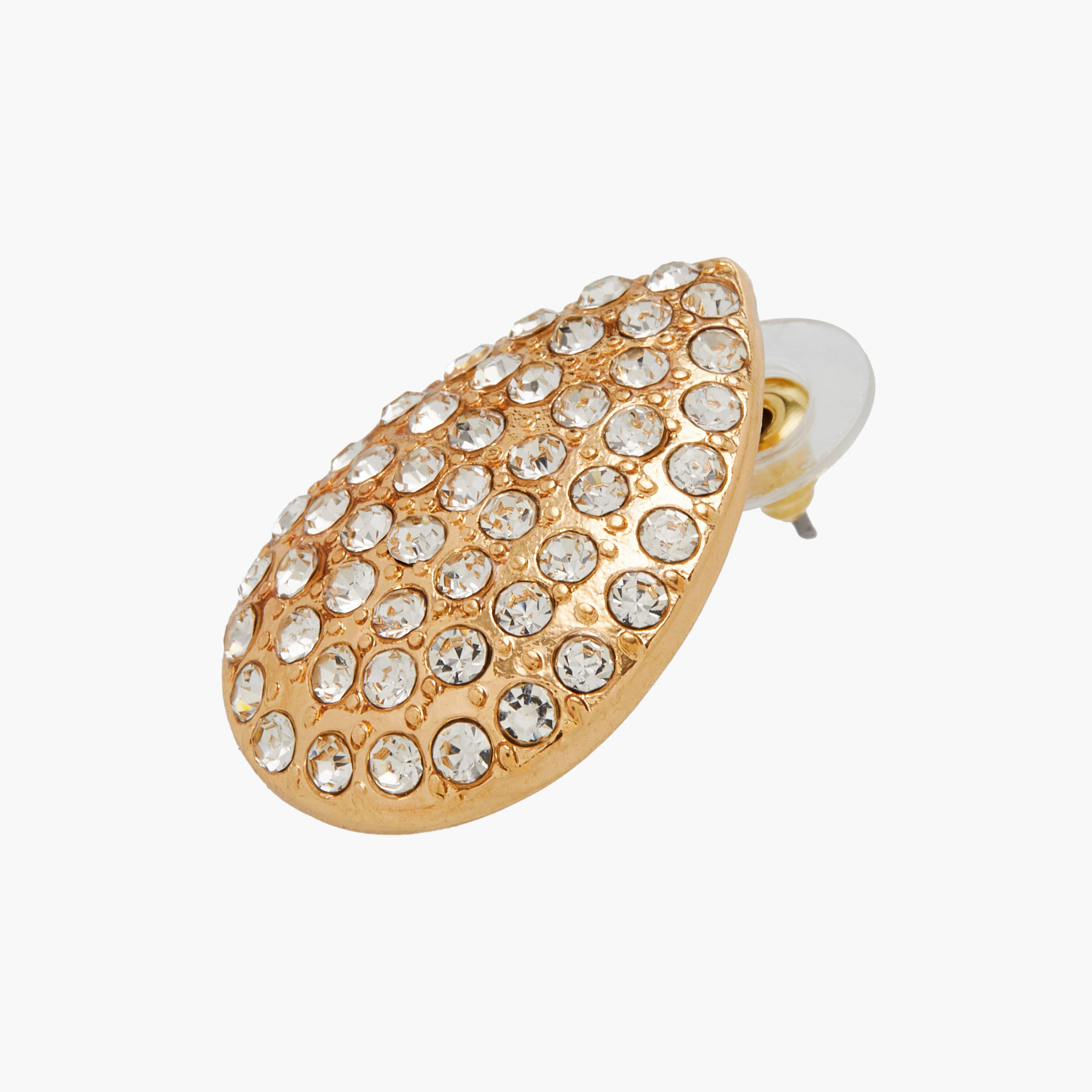 حلقان ميتالك متنوعة مرصّعة بمكبس إغلاق خلفي - قطعتين-women-watchesandjewellery-jewellery-earrings-image-5
