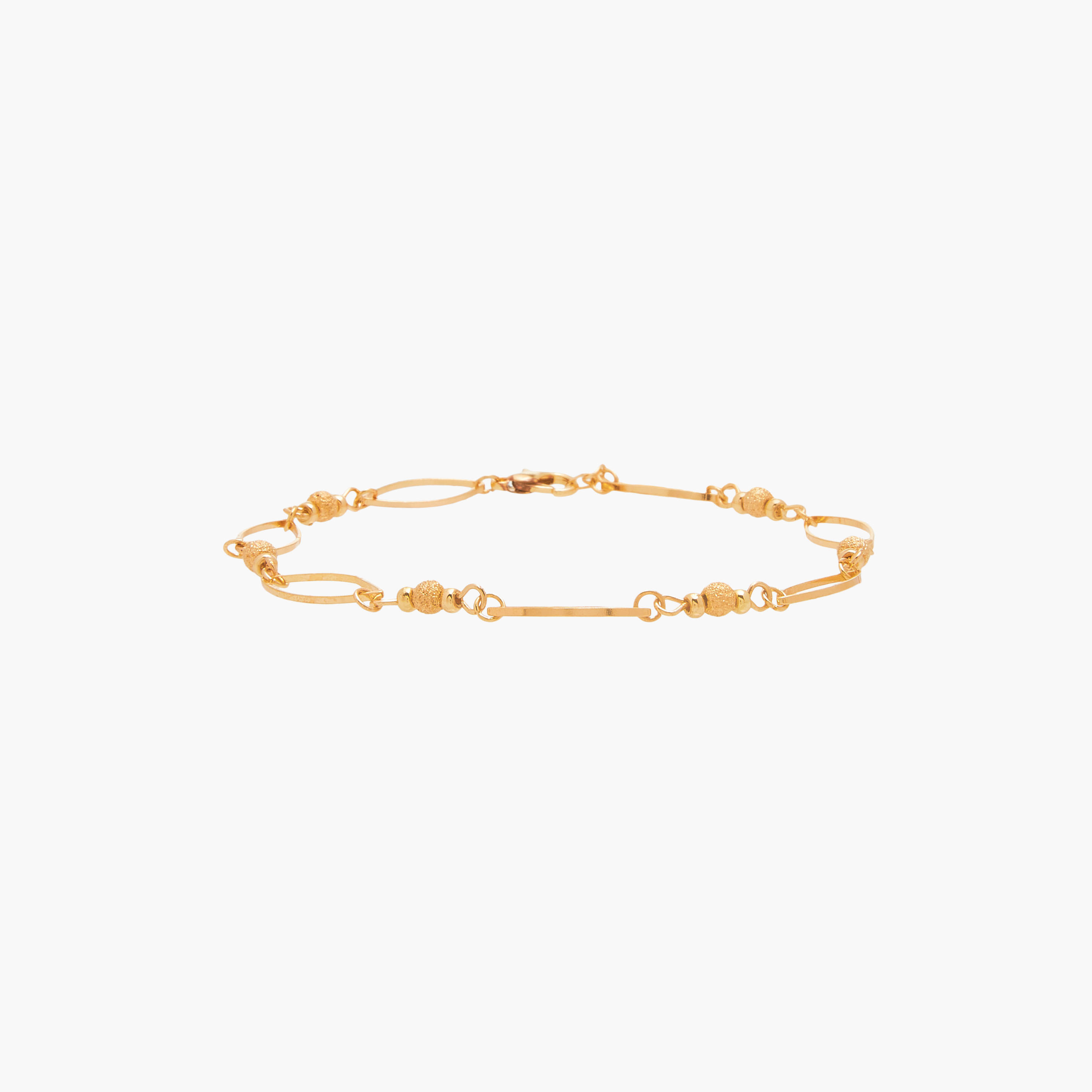 خلخال مزين بالخرز بمشبك إغلاق-women-watchesandjewellery-jewellery-anklets-image-1