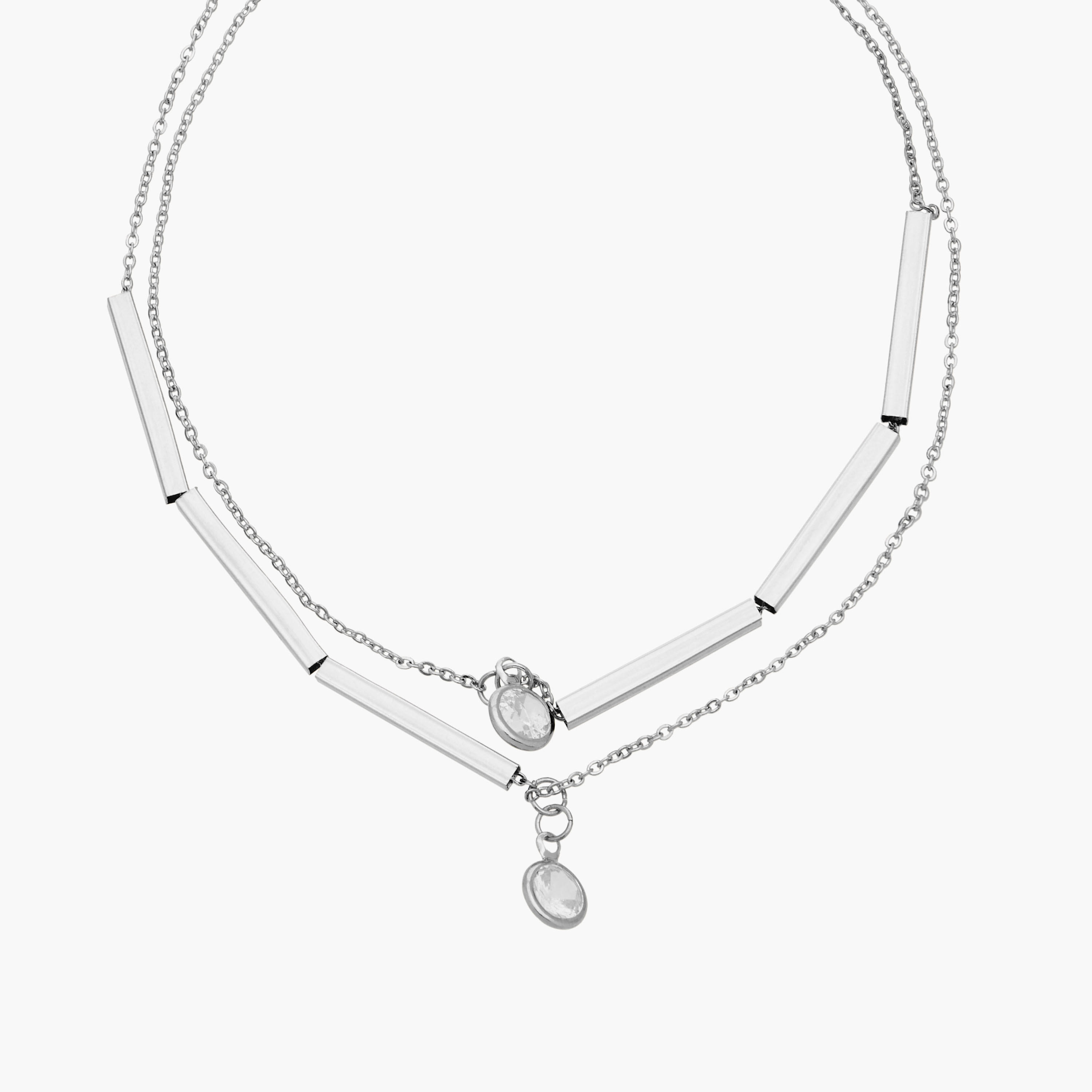 Embellished Pendant 2-Layered Anklet with Lobster Clasp Closure-women-watchesandjewellery-jewellery-anklets-image-2