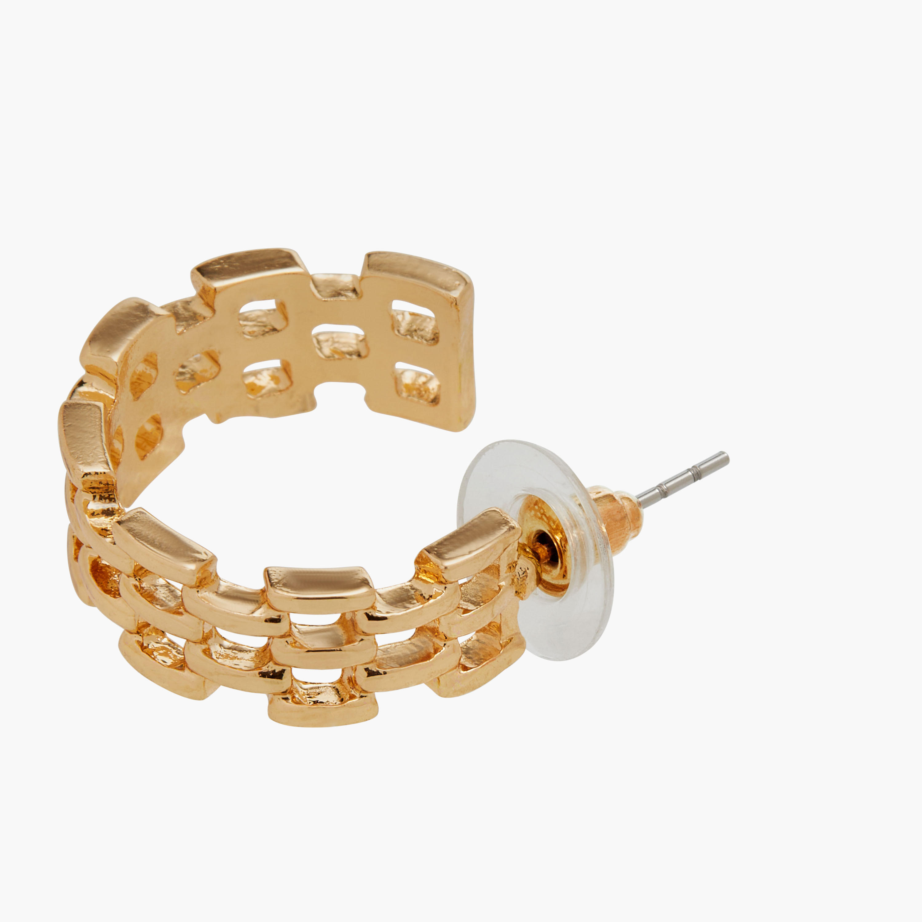 Assorted Metallic Earrings with Pushback Closure - Set of 2-women-watchesandjewellery-jewellery-earrings-image-5