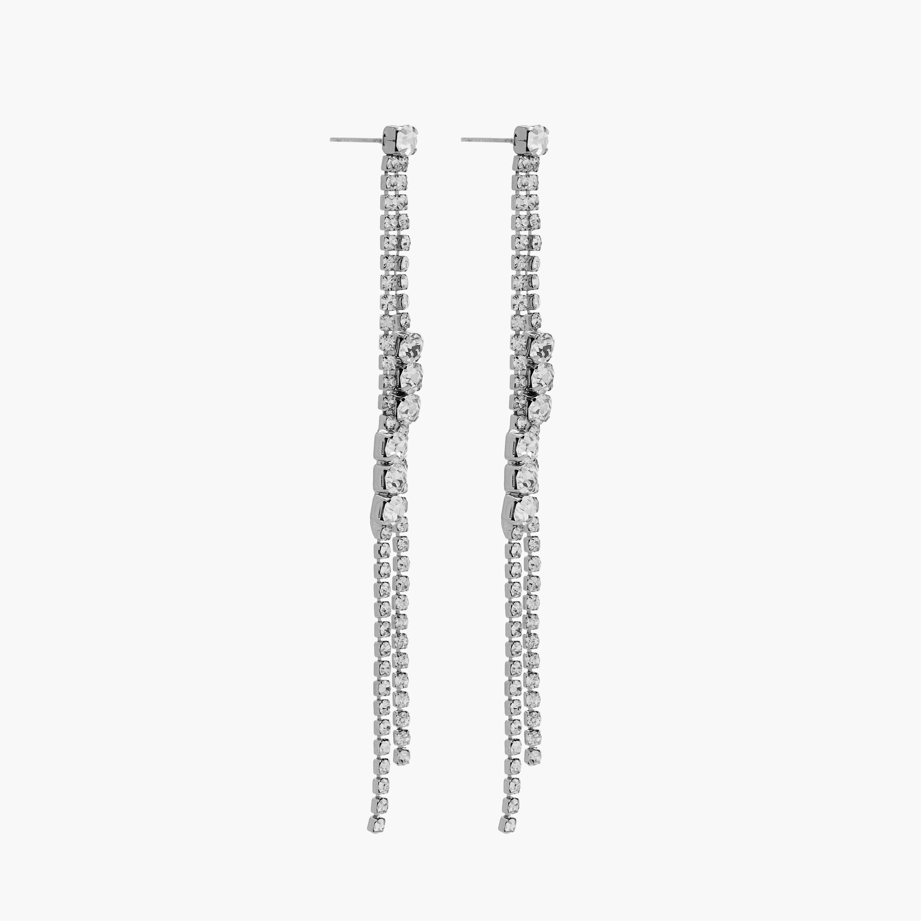حلقان متدلية مزينة بمكبس إغلاق خلفي-women-watchesandjewellery-jewellery-earrings-image-2