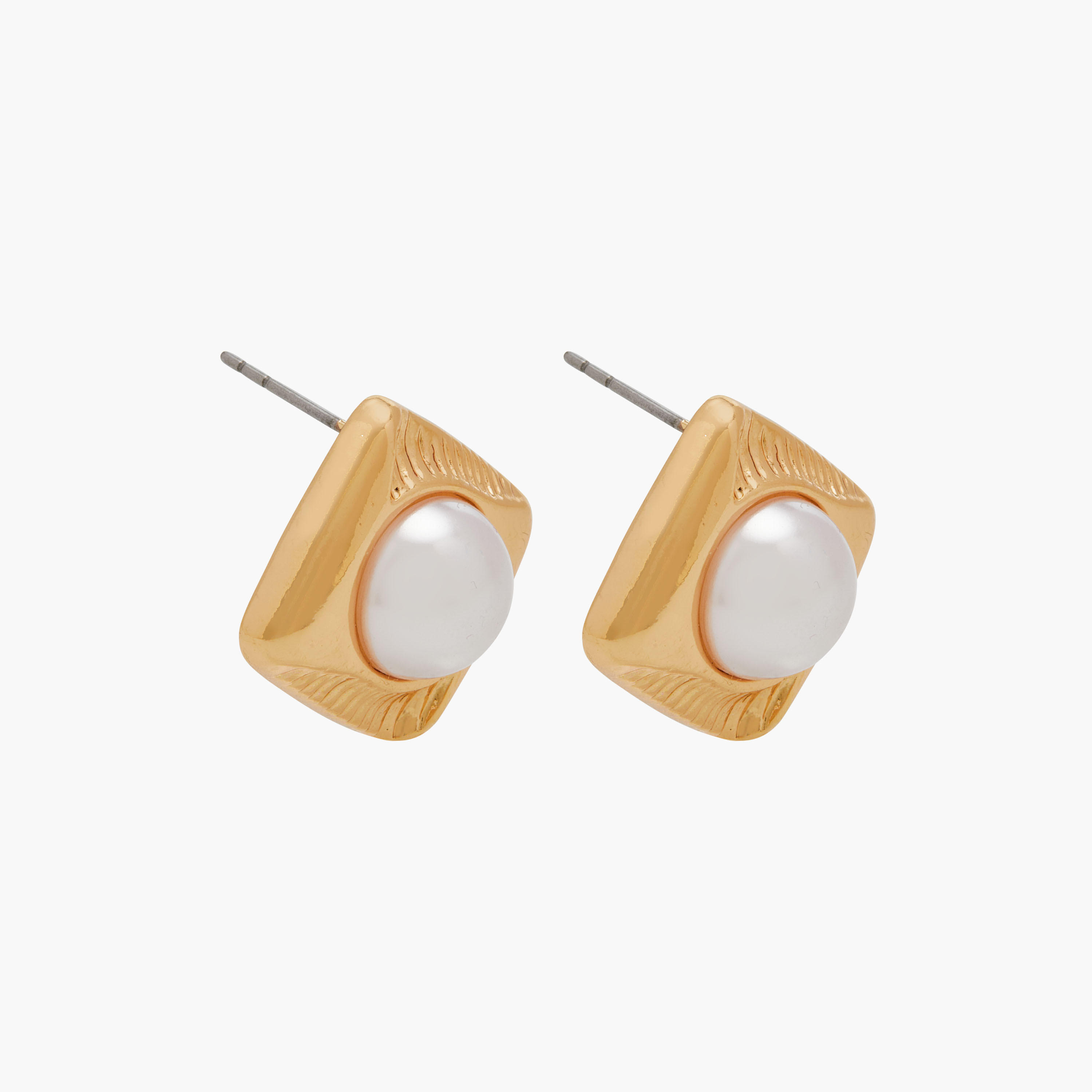 Assorted Metallic Earrings with Pushback Closure - Set of 2-women-watchesandjewellery-jewellery-earrings-image-3