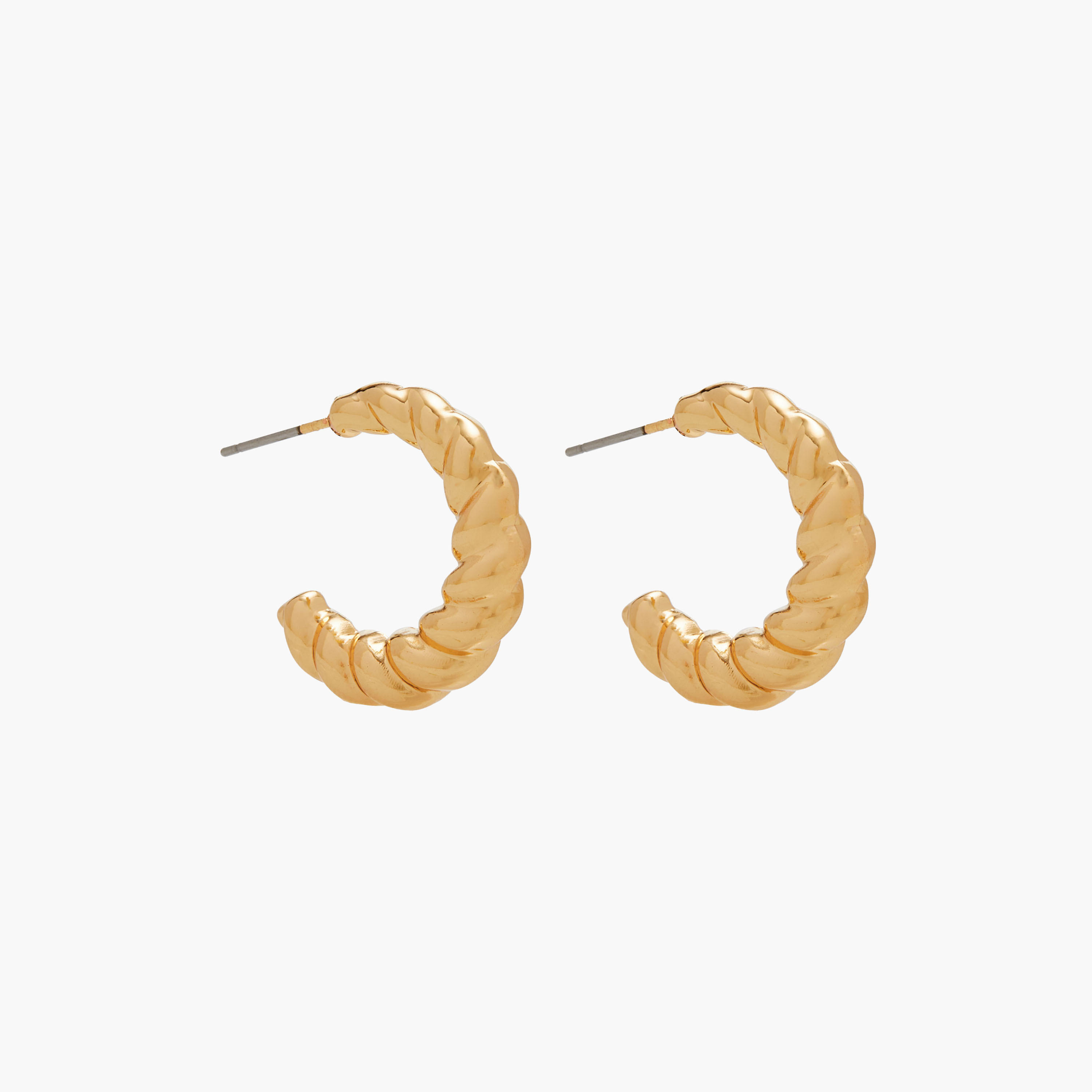 حلقان ميتاليك متنوعة بمكبس إغلاق خلفي - طقم 3 أزواج-women-watchesandjewellery-jewellery-earrings-image-4