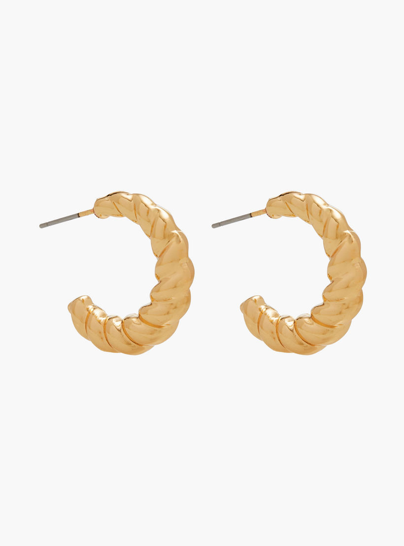 حلقان ميتاليك متنوعة بمكبس إغلاق خلفي - طقم 3 أزواج-women-watchesandjewellery-jewellery-earrings-image-4