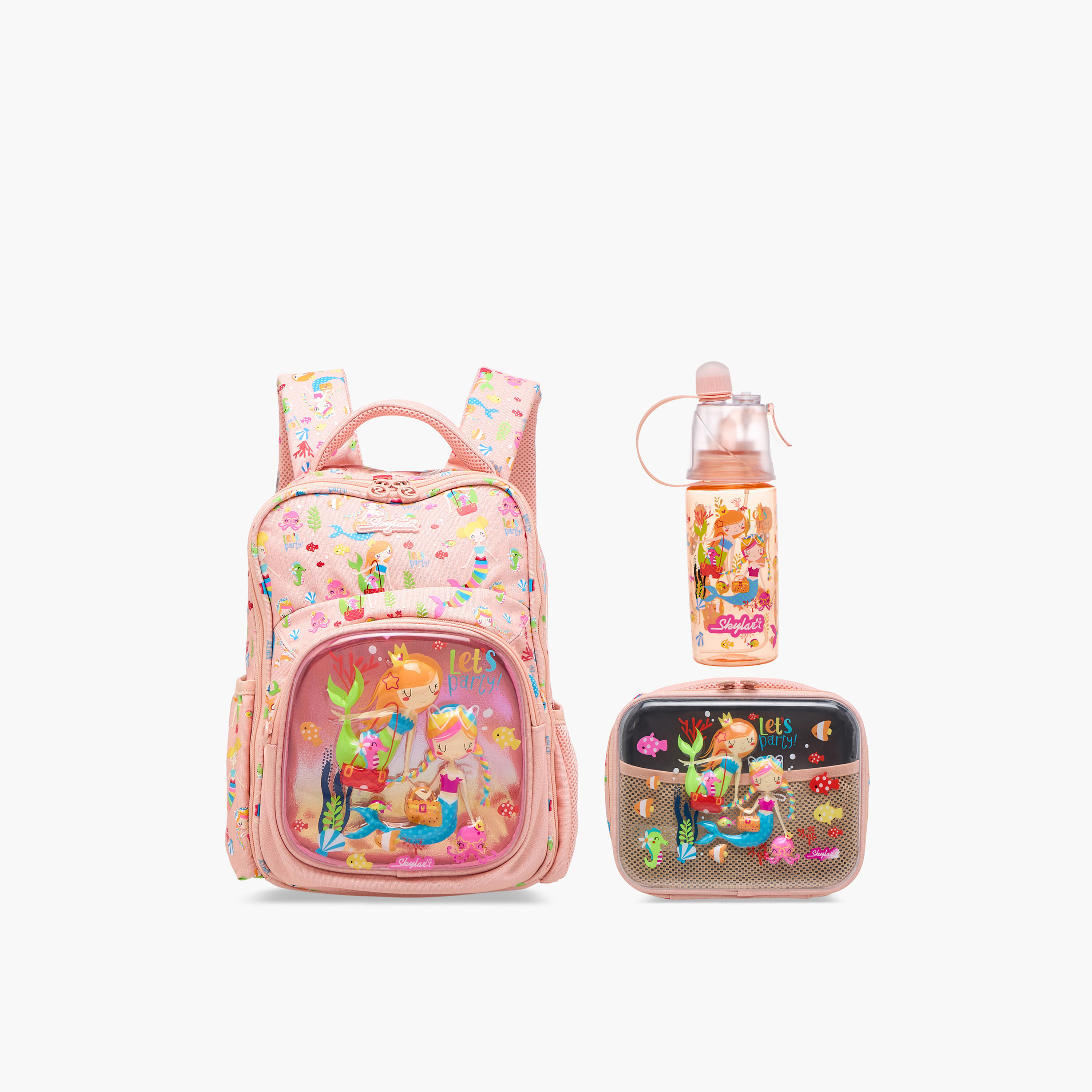 Skylar Mermaid Lunch Bag with Top Handle and Zip Closure-school-lunchessentials-lunchbags-image-10